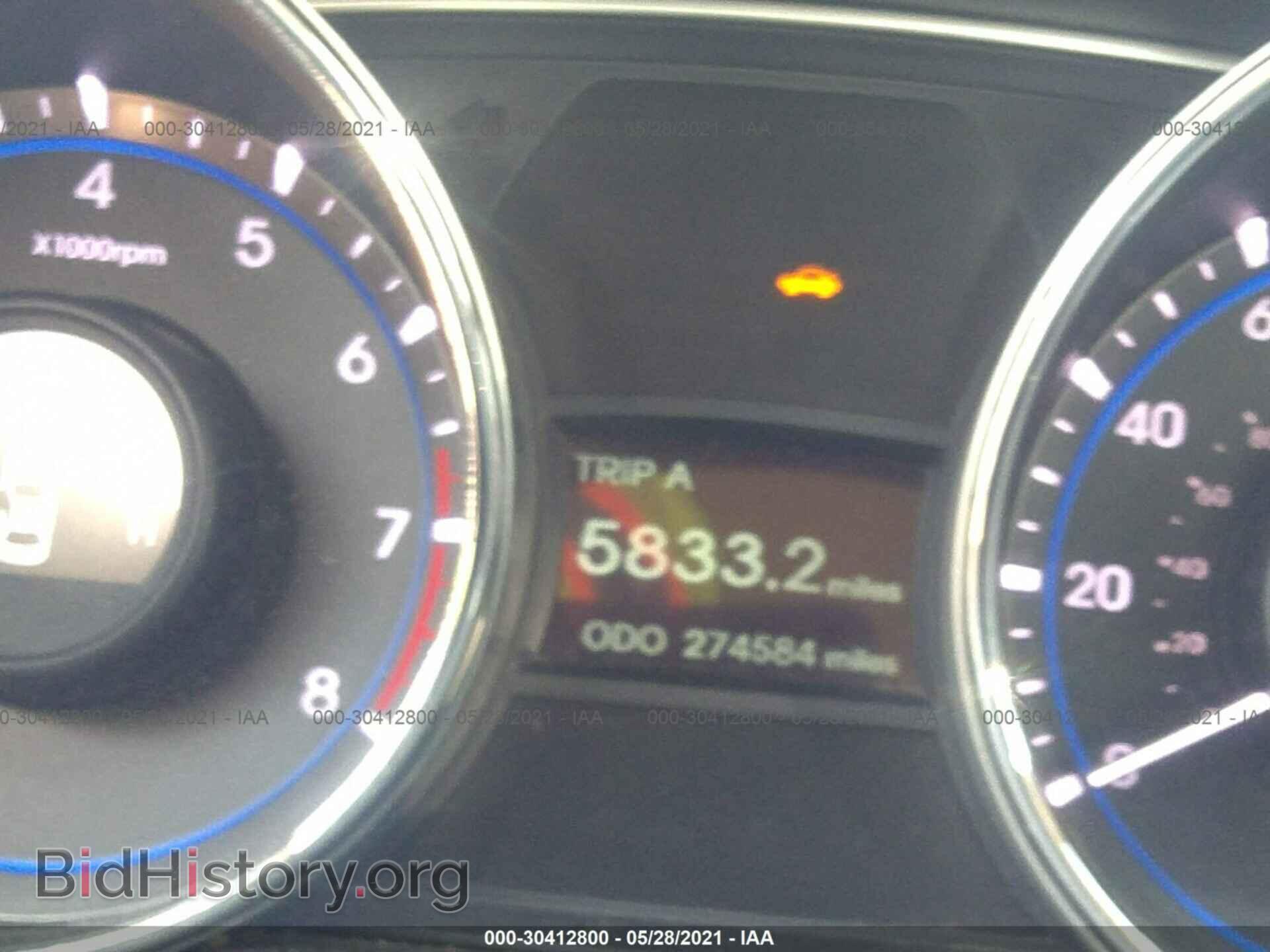 2014 HYUNDAI SONATA - VIN: 5NPEB4AC3EH865720 - Фото 7