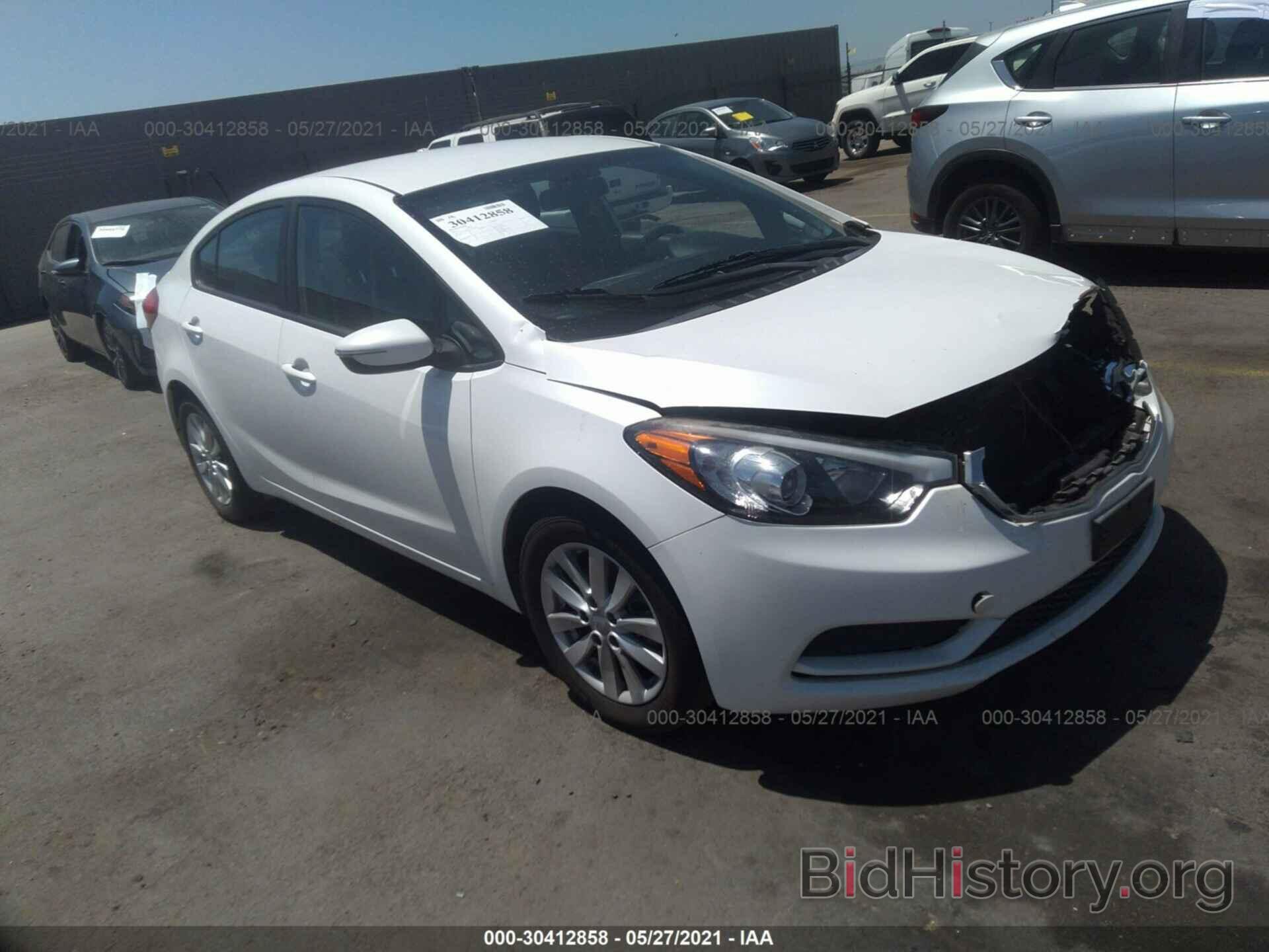 Photo KNAFX4A61E5220898 - KIA FORTE 2014