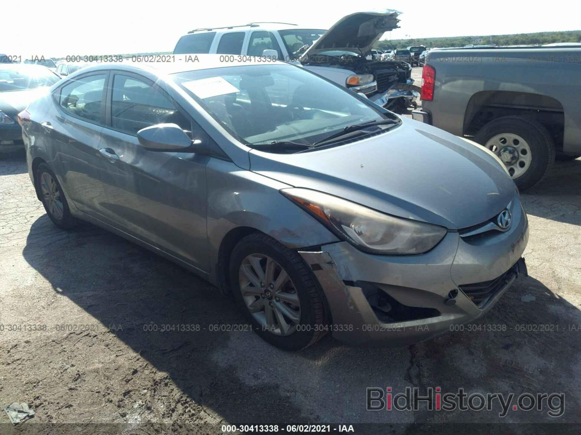 Photo KMHDH4AE3EU185992 - HYUNDAI ELANTRA 2014