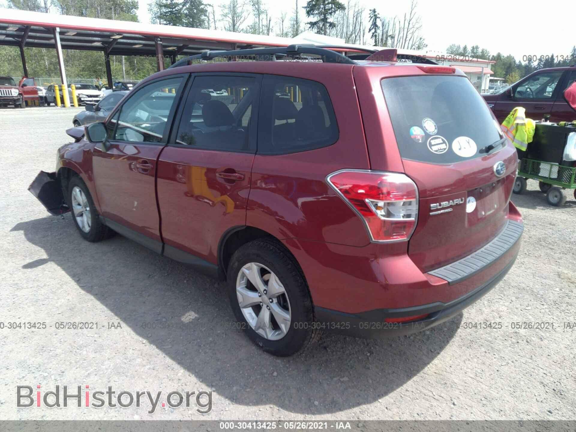 2016 SUBARU FORESTER - VIN: JF2SJAFC3GH492520 - Фото 3