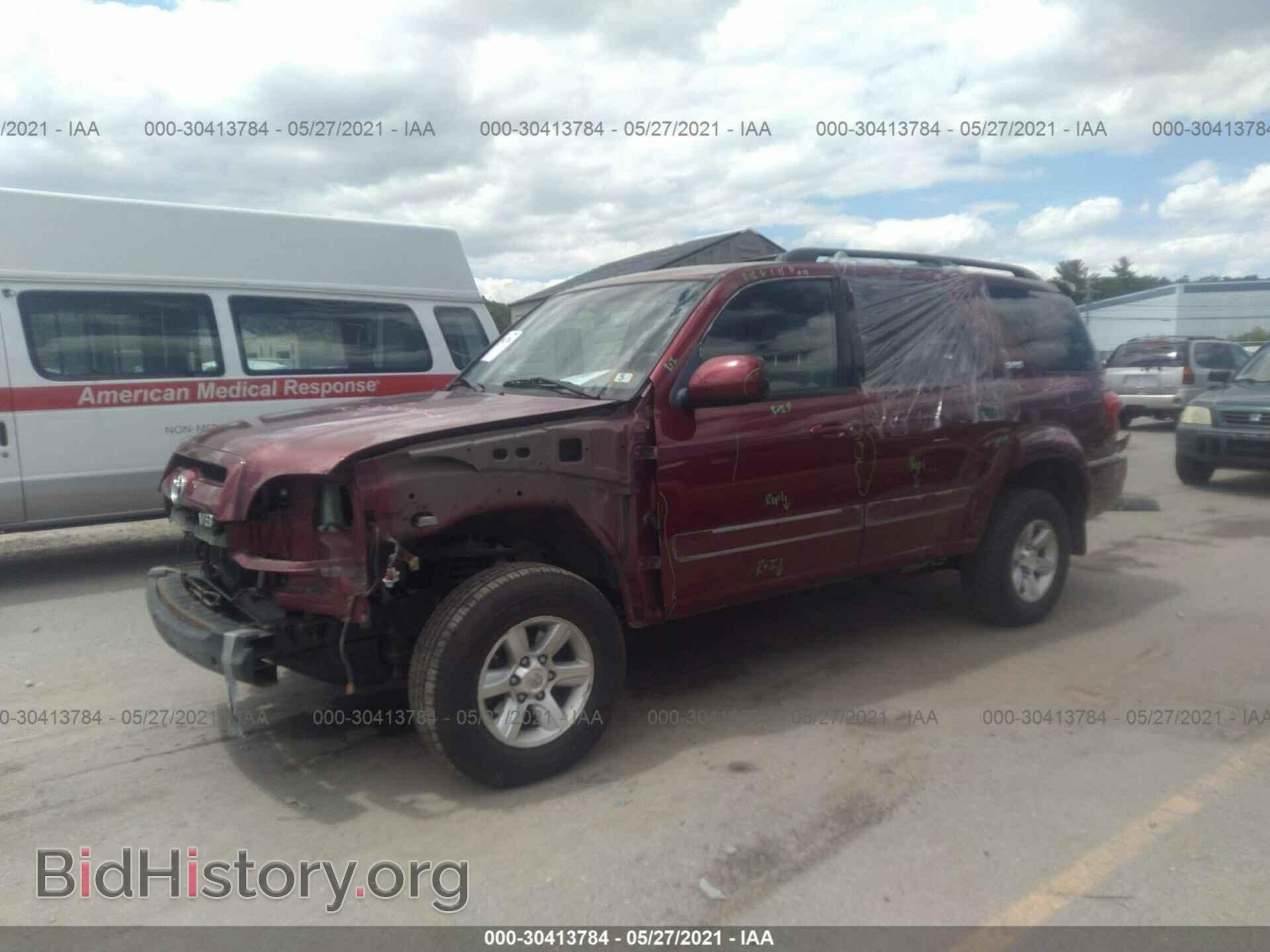 2007 TOYOTA SEQUOIA - VIN: 5TDBT44A07S283887 - Фото 2