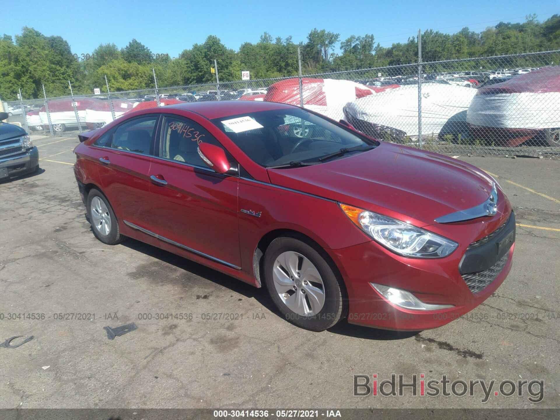 Photo KMHEC4A45DA099478 - HYUNDAI SONATA HYBRID 2013