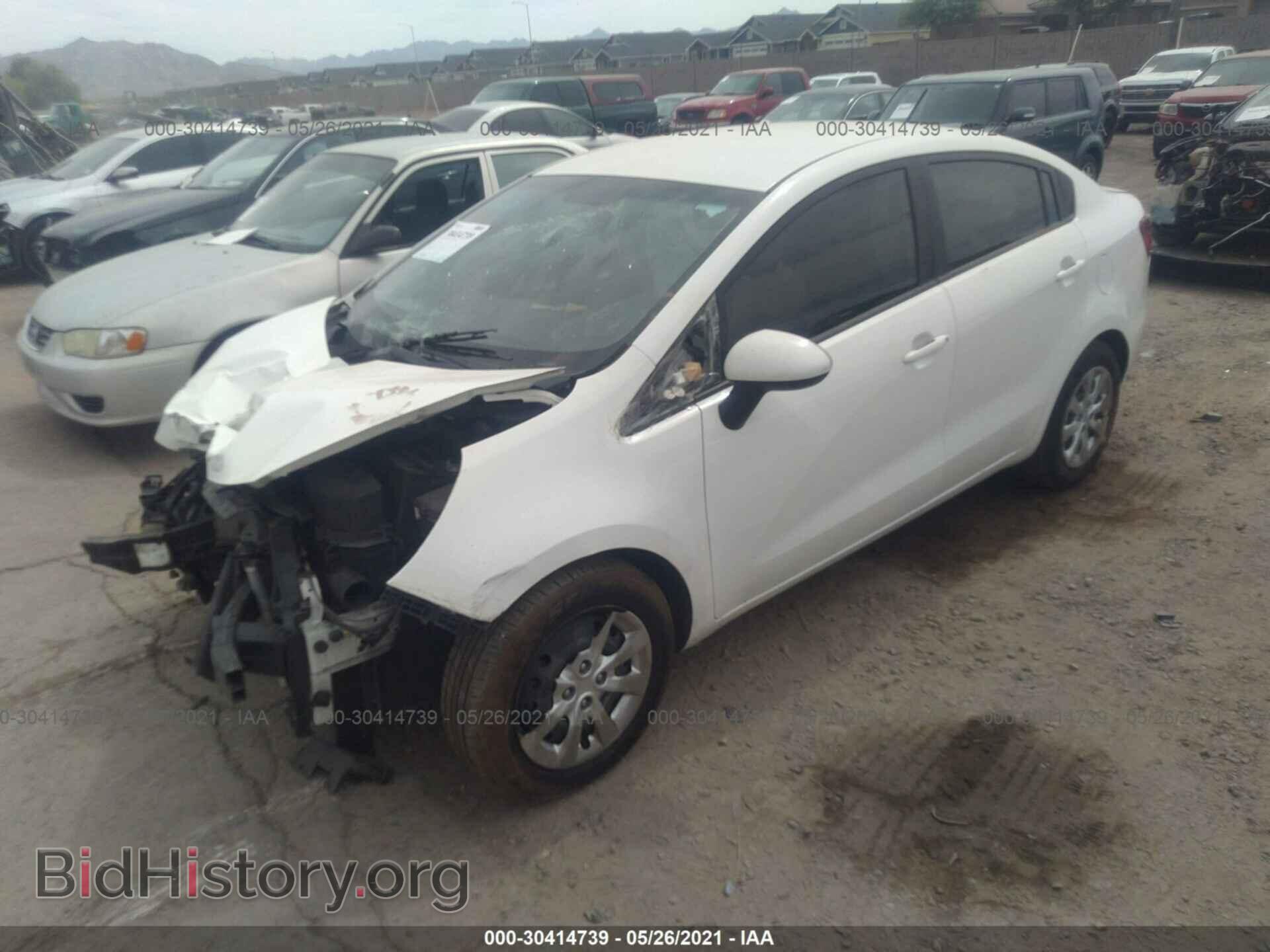 2015 KIA RIO - VIN: KNADM4A32F6448510 - Фото 2
