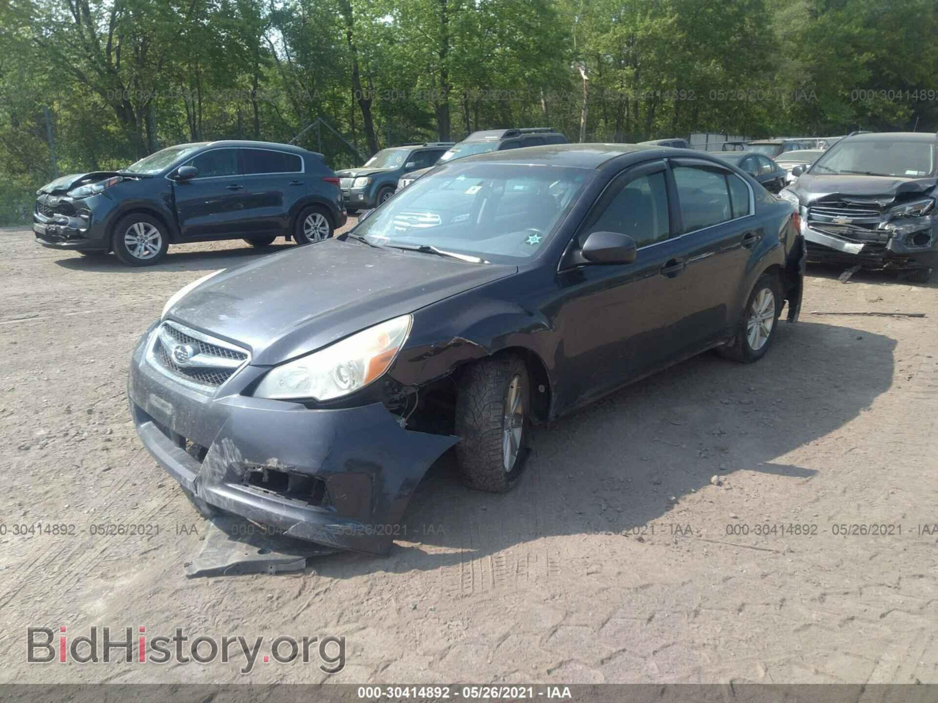 2010 SUBARU LEGACY - VIN: 4S3BMAE60A1244405 - Фото 2