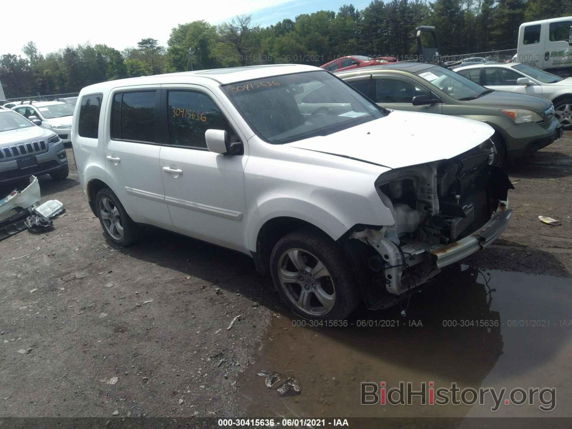 Фотография 5FNYF4H76CB039949 - HONDA PILOT 2012