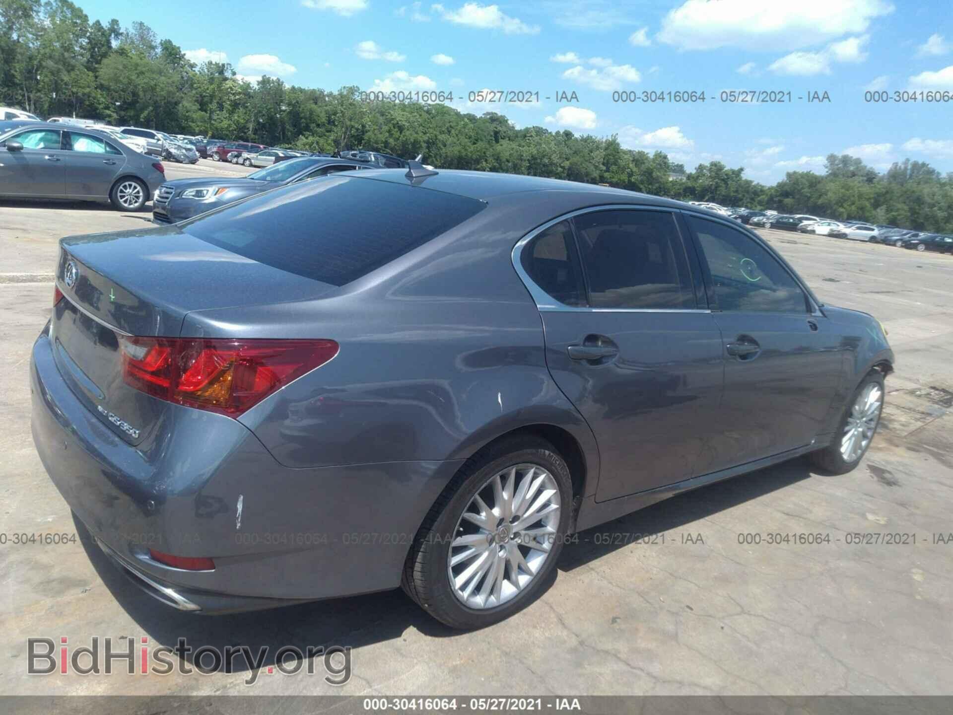2013 LEXUS GS 350 - VIN: JTHCE1BL0D5015584 - Фото 4
