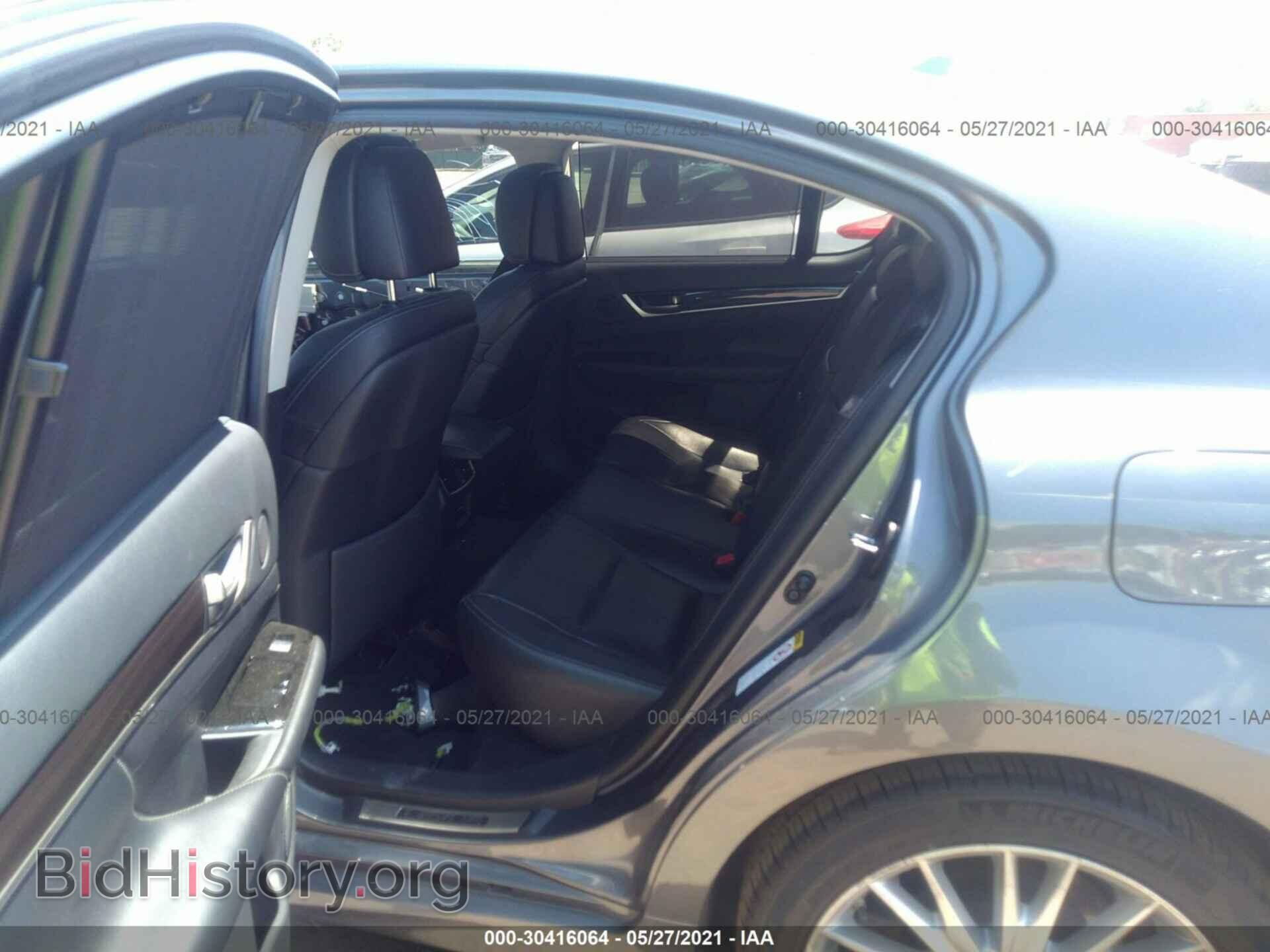 2013 LEXUS GS 350 - VIN: JTHCE1BL0D5015584 - Фото 8