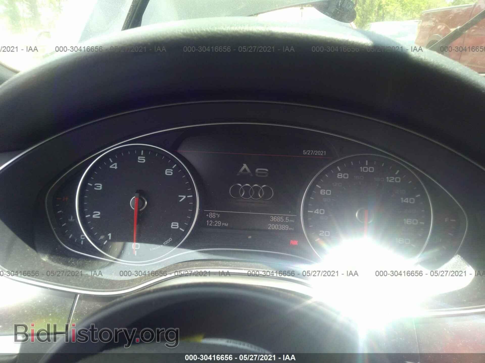 2013 AUDI A6 - VIN: WAUJGAFC7DN047717 - Фото 7