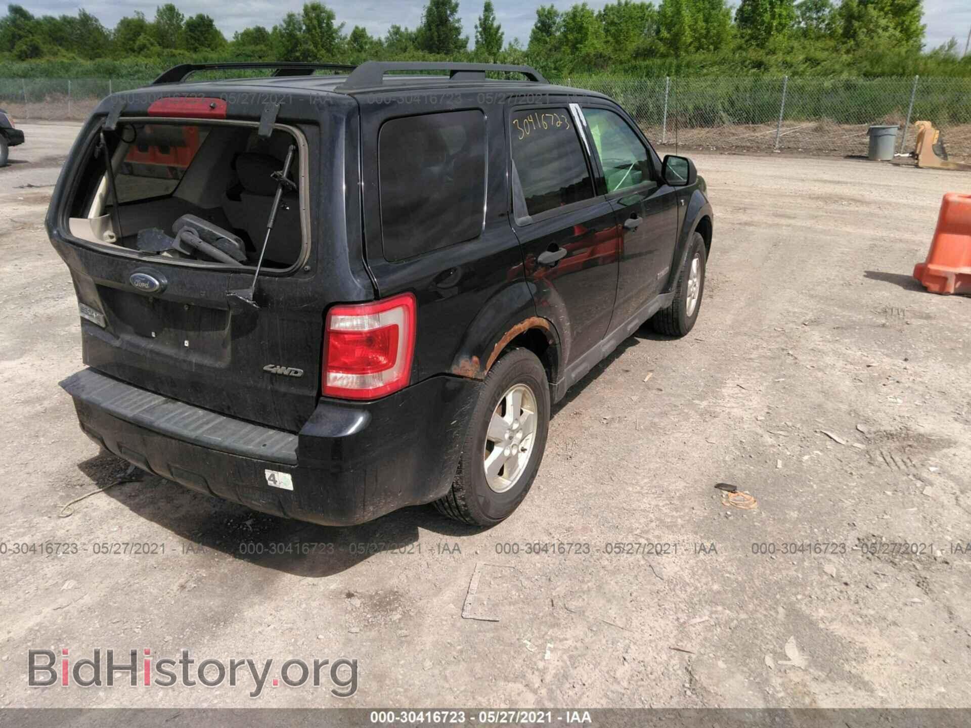 2008 FORD ESCAPE - VIN: 1FMCU93178KA09283 - Фото 4