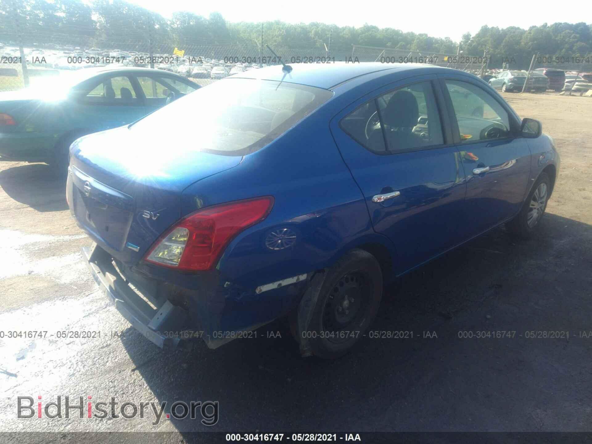 2012 NISSAN VERSA - VIN: 3N1CN7AP8CL919337 - Фото 4