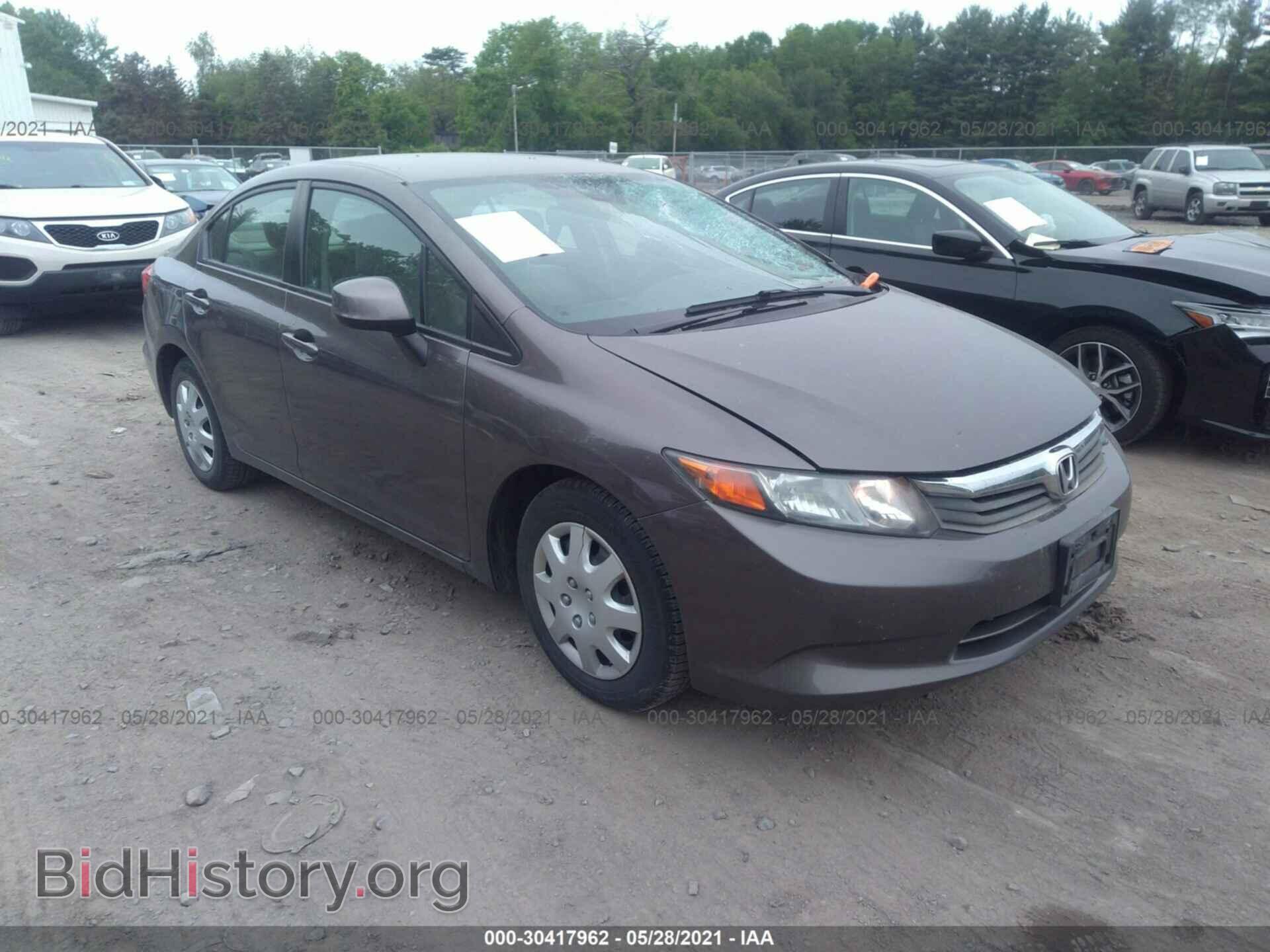 Photo 2HGFB2F5XCH594536 - HONDA CIVIC SDN 2012