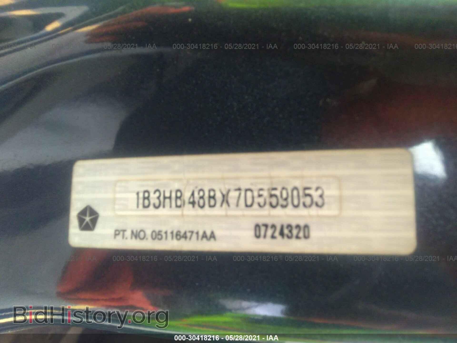2007 DODGE CALIBER - VIN: 1B3HB48BX7D559053 - Photo 9
