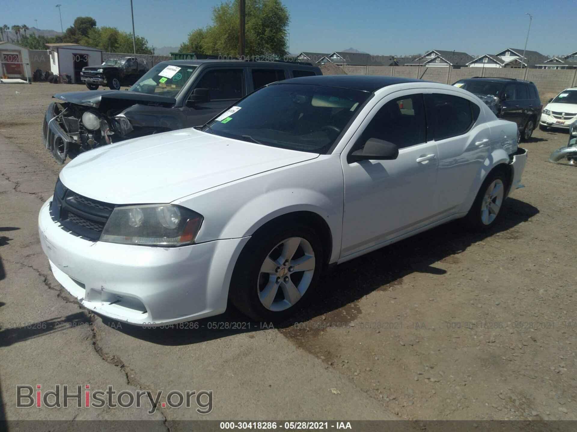 2014 DODGE AVENGER - VIN: 1C3CDZAB4EN149077 - Фото 2