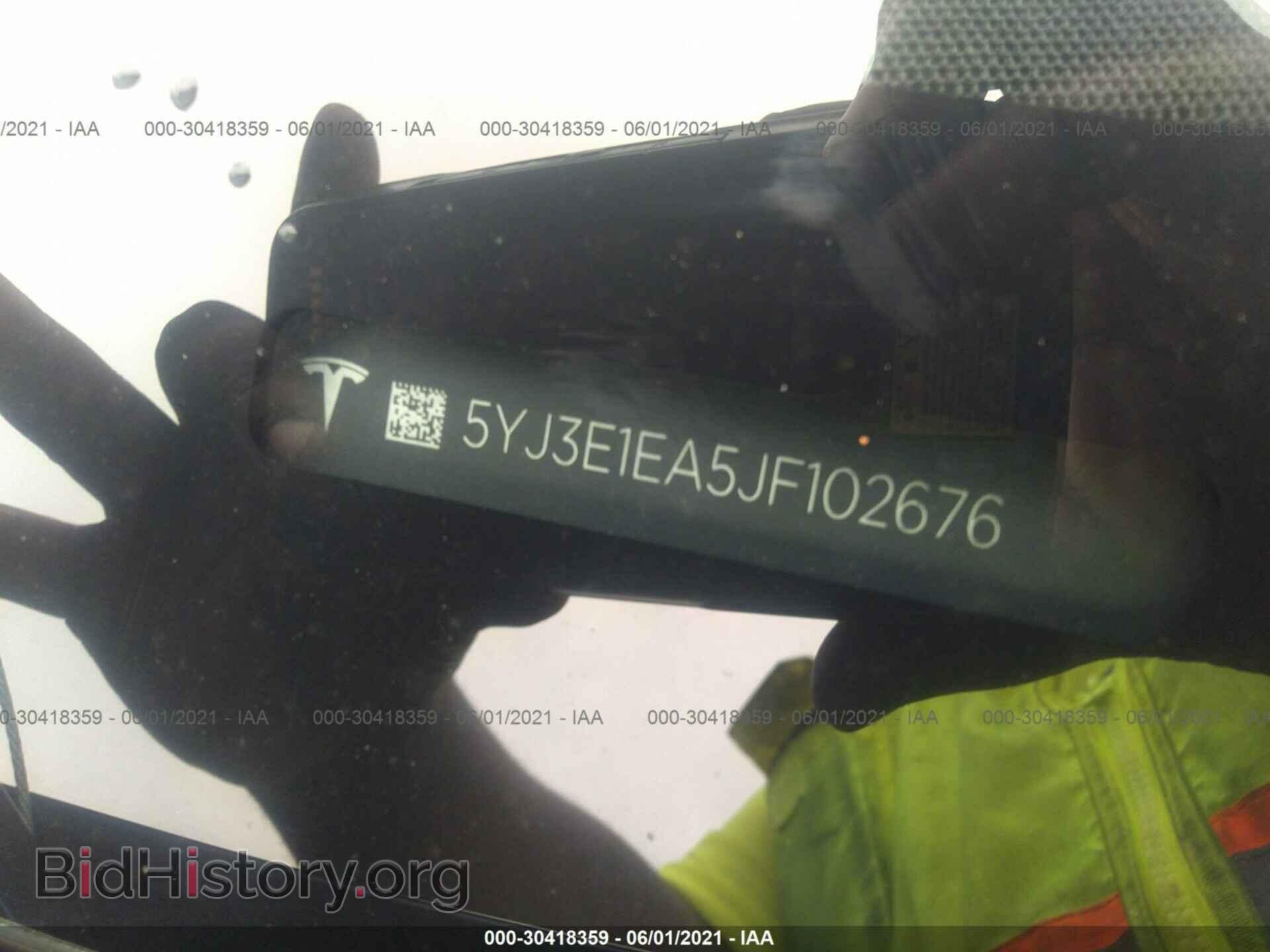 2018 TESLA MODEL 3 - VIN: 5YJ3E1EA5JF102676 - Фото 9