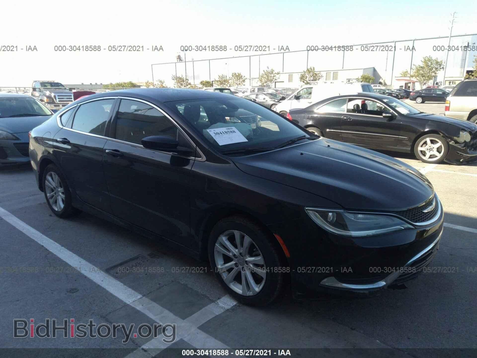 Фотография 1C3CCCAB3GN164155 - CHRYSLER 200 2016