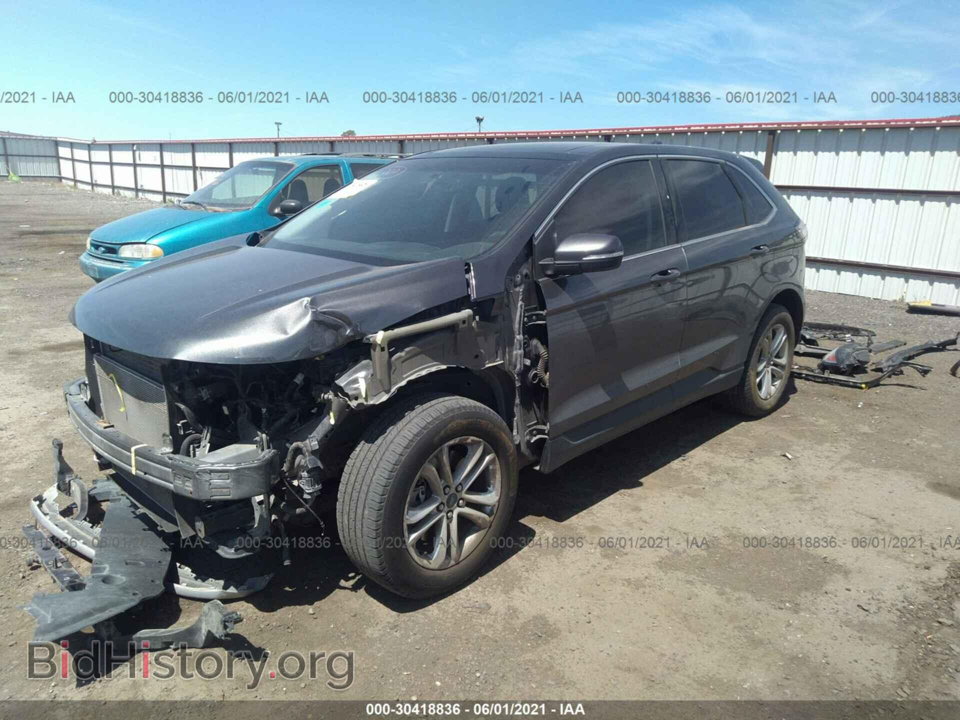 2016 FORD EDGE - VIN: 2FMPK4J80GBB00544 - Фото 2