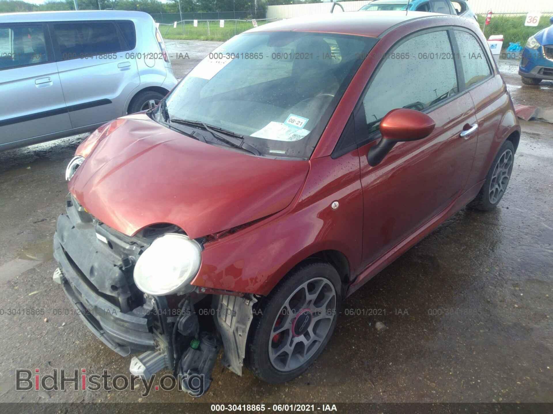 2012 FIAT 500 - VIN: 3C3CFFBR7CT102420 - Фото 2