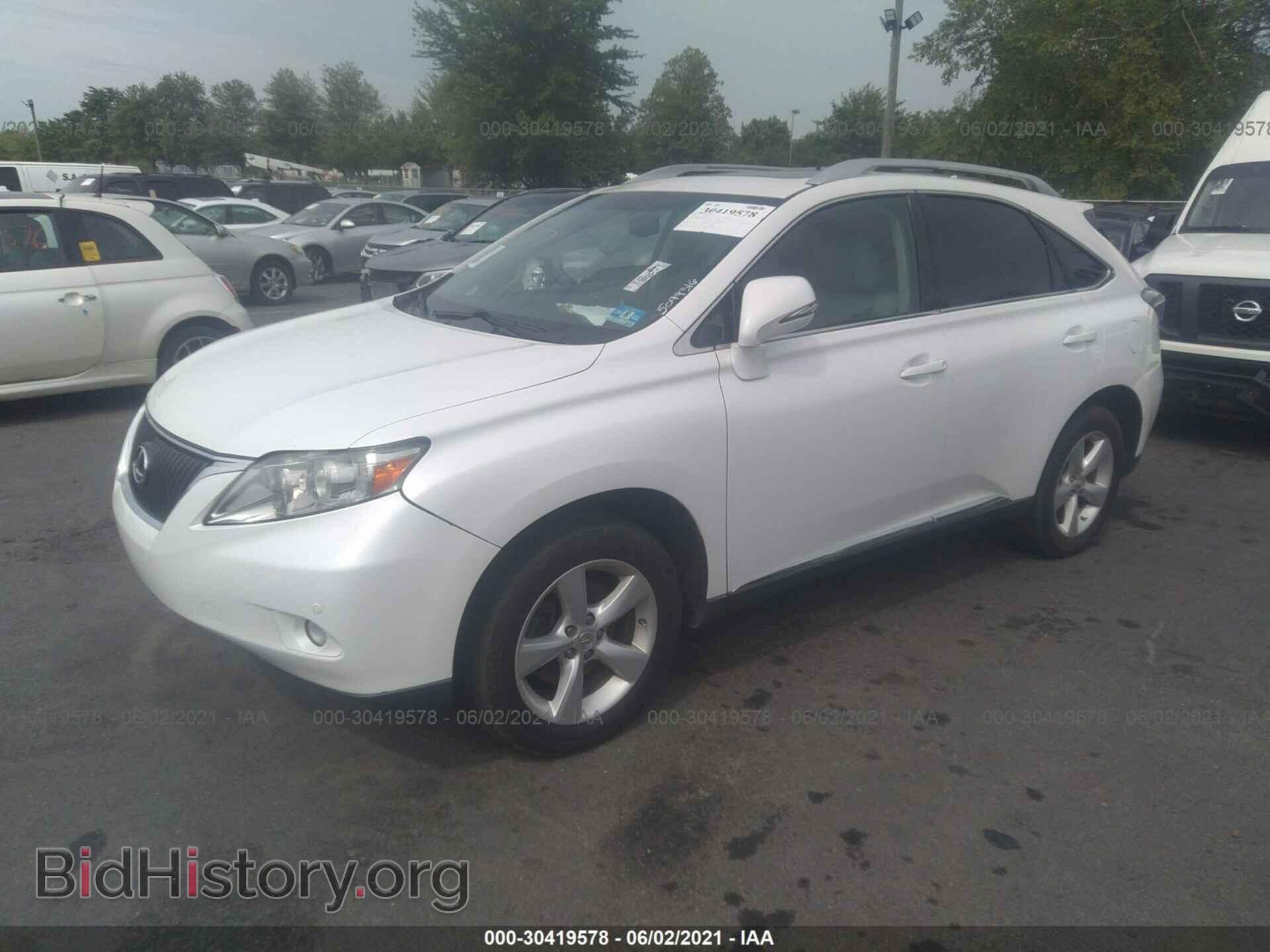 2011 LEXUS RX 350 - VIN: 2T2BK1BA9BC114663 - Фото 2