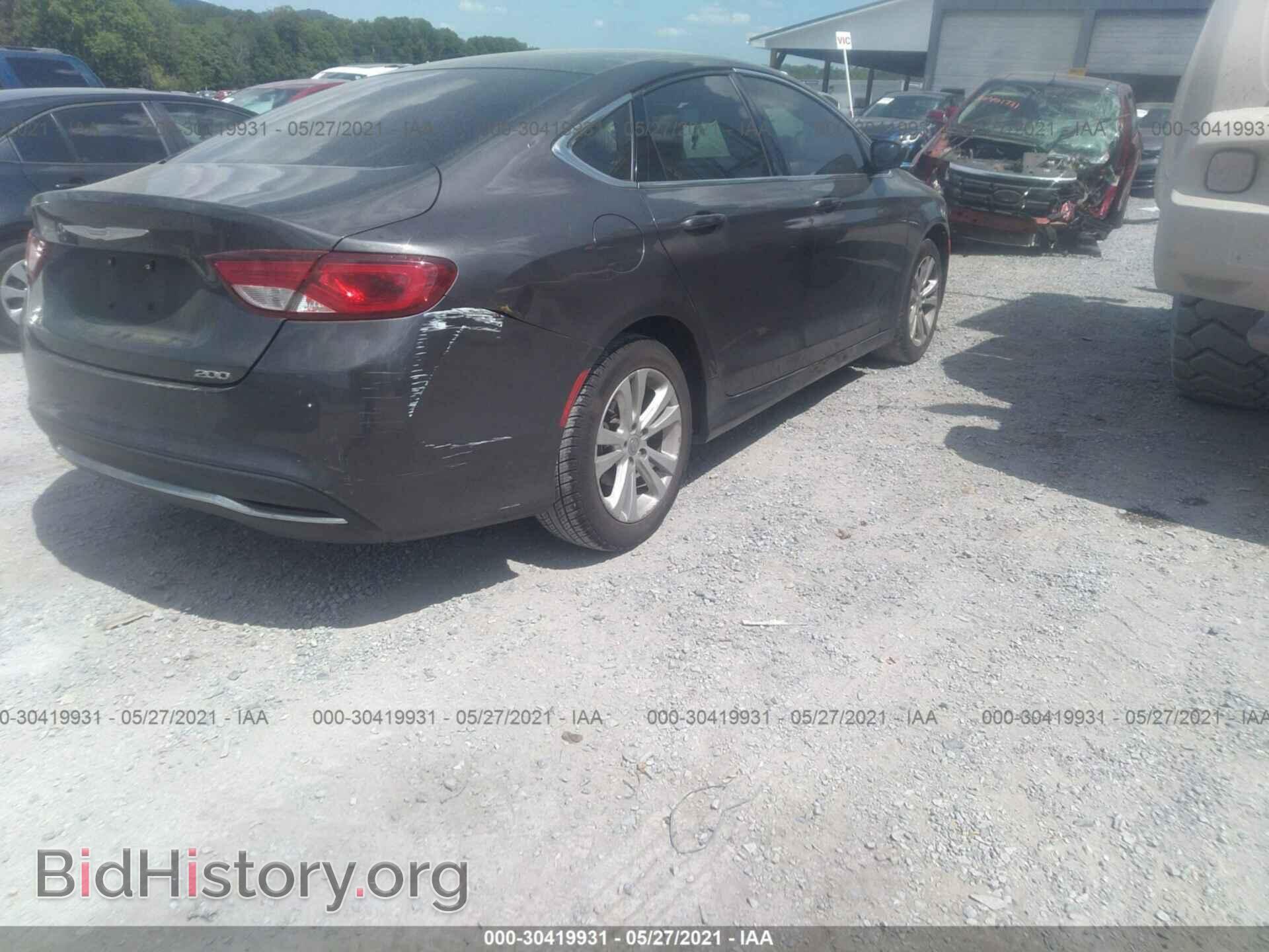2015 CHRYSLER 200 - VIN: 1C3CCCAB2FN715643 - Фото 4