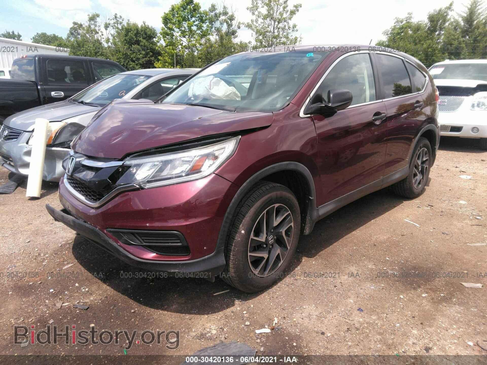 2016 HONDA CR-V - VIN: 2HKRM3H41GH545142 - Фото 2