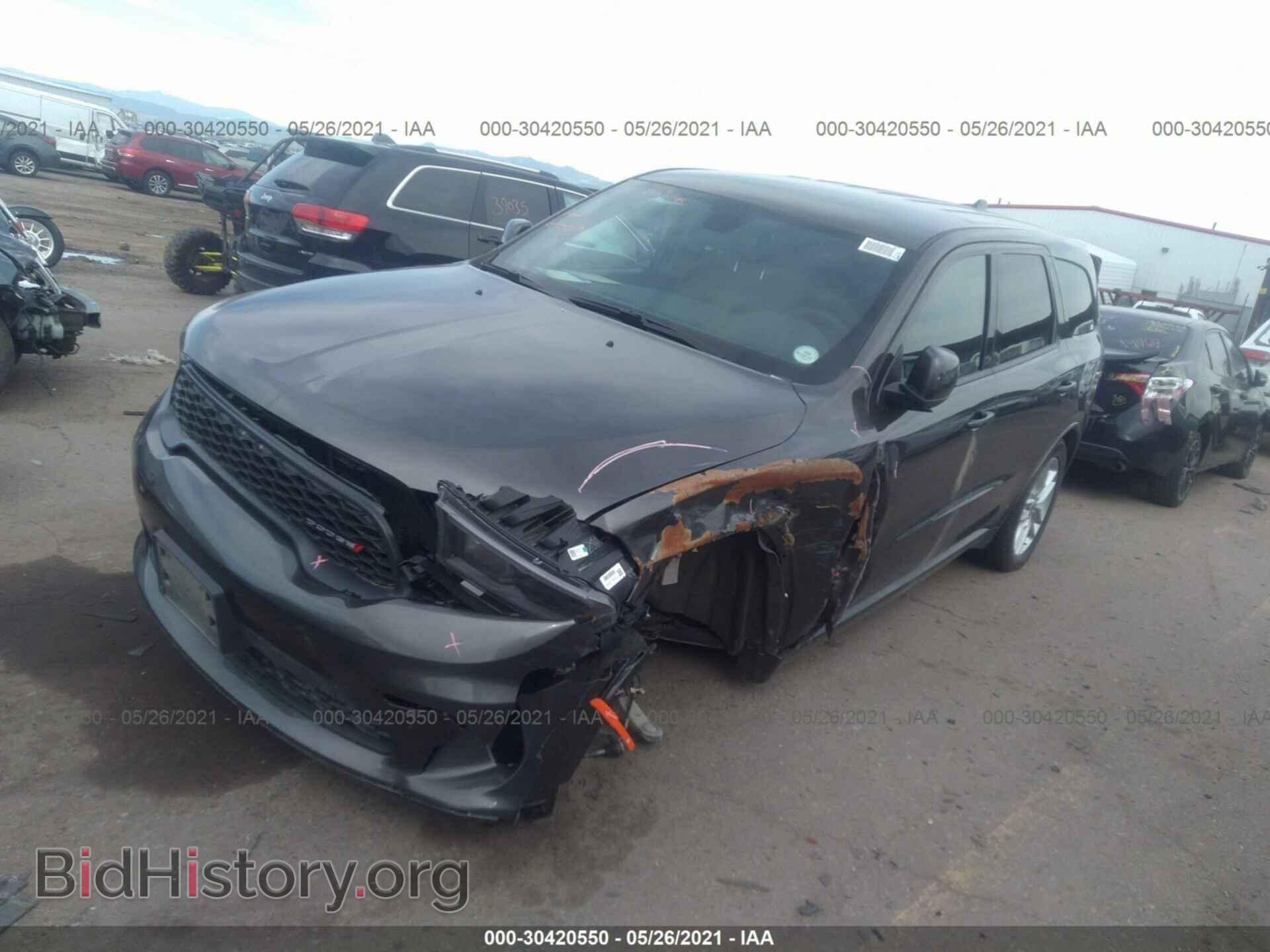 2021 DODGE DURANGO - VIN: 1C4RDJDG0MC545077 - Фото 2