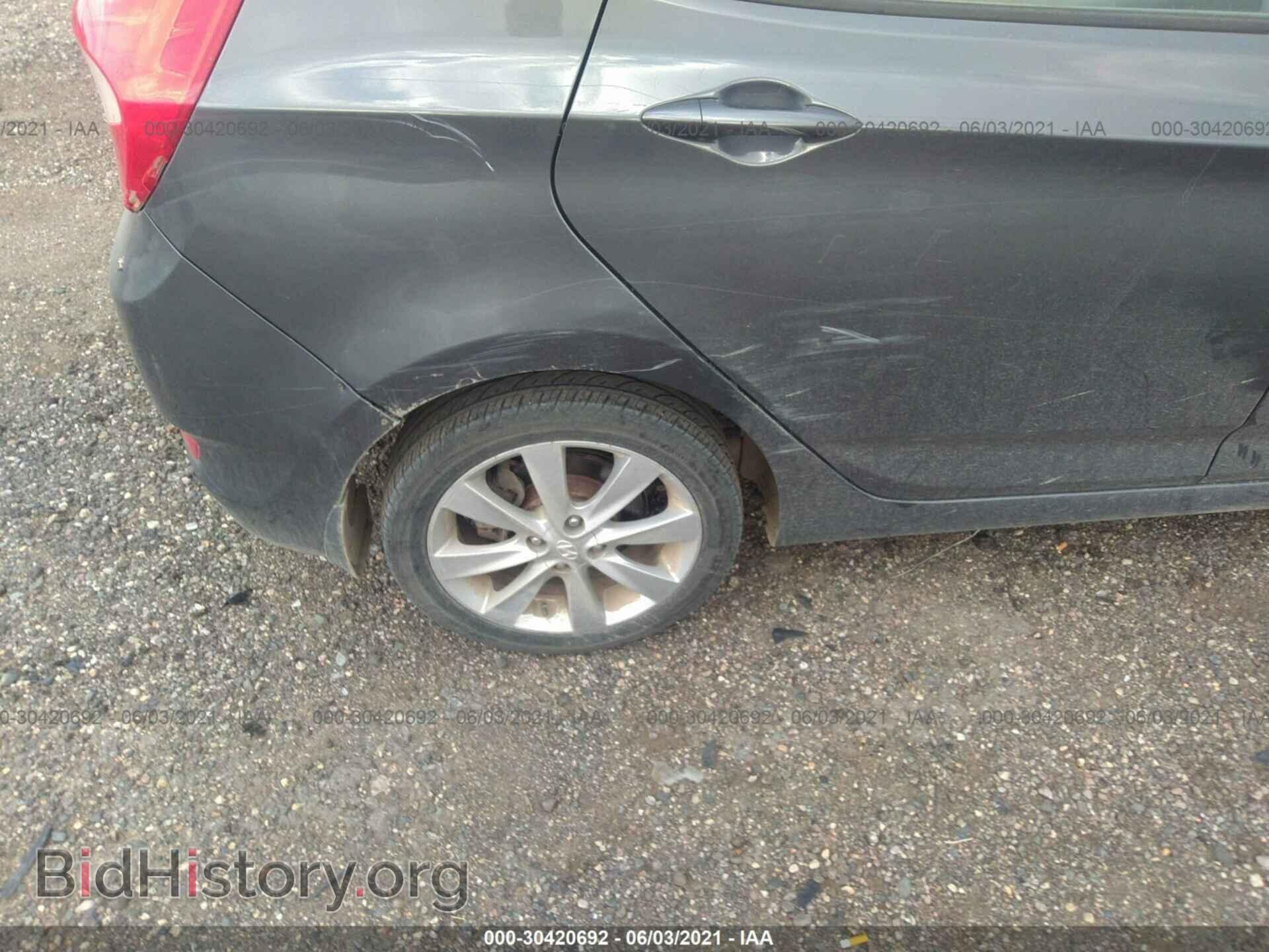 2013 HYUNDAI ACCENT - VIN: KMHCU5AE4DU060723 - Фото 6