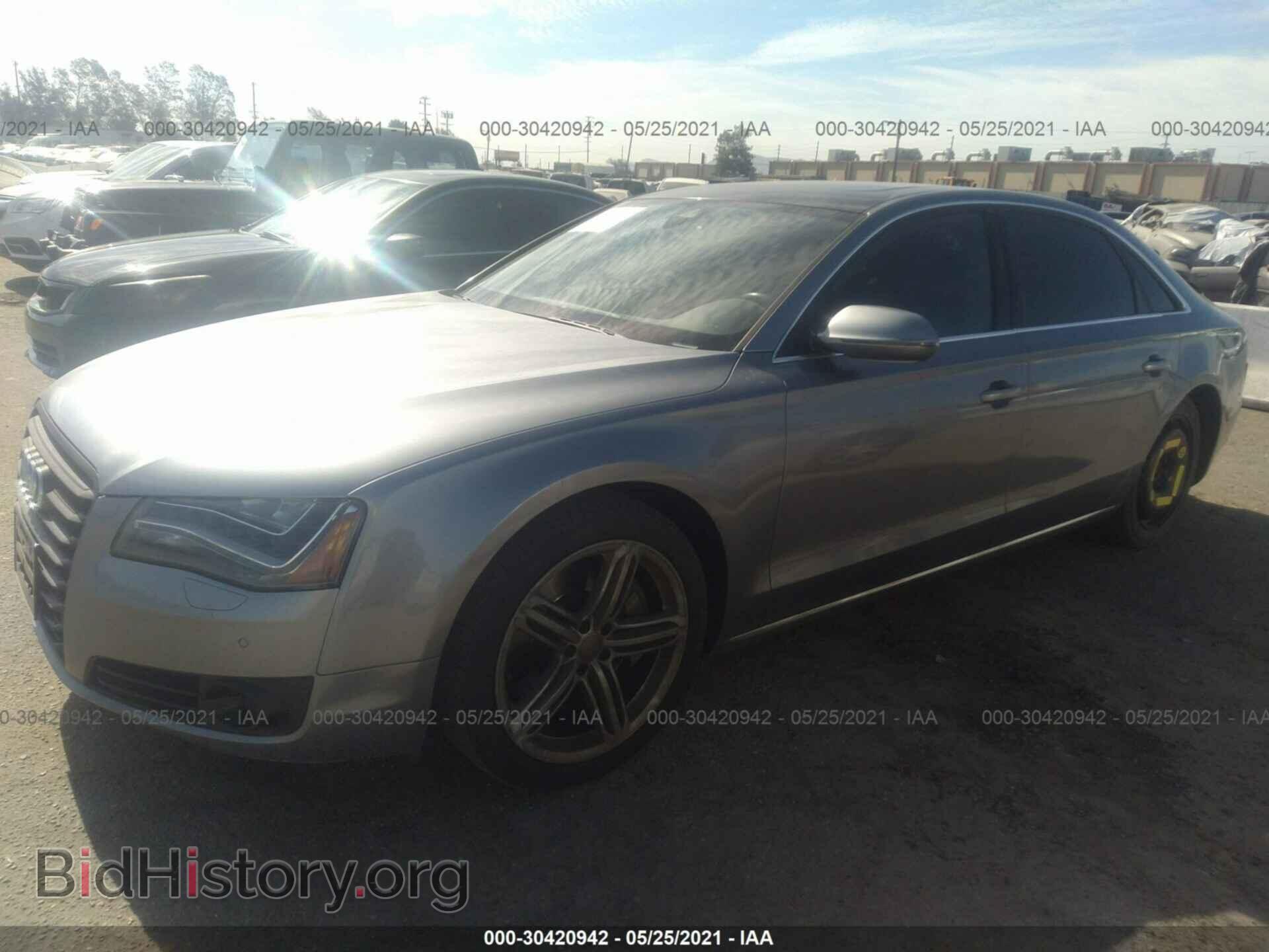2012 AUDI A8 L - VIN: WAURVAFD3CN037685 - Фото 2