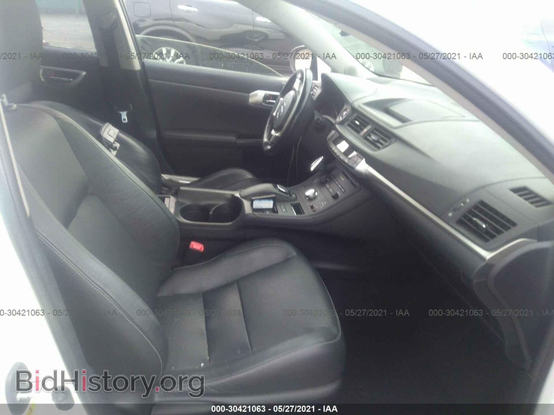 2012 LEXUS CT 200H - VIN: JTHKD5BH4C2053465 - Photo 5