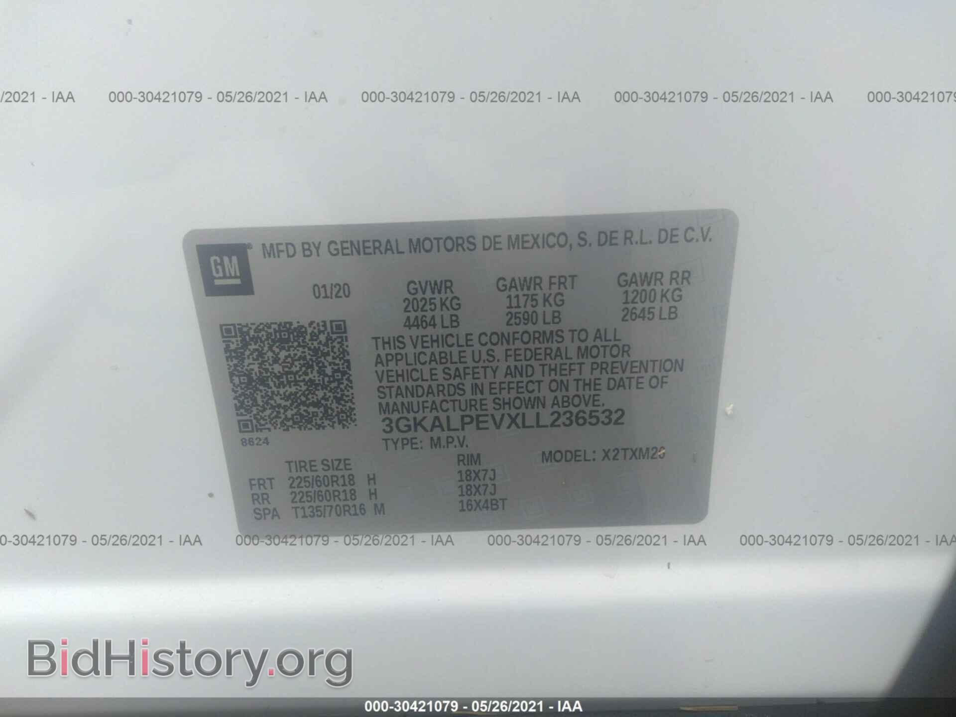 2020 GMC TERRAIN - VIN: 3GKALPEVXLL236532 - Photo 9