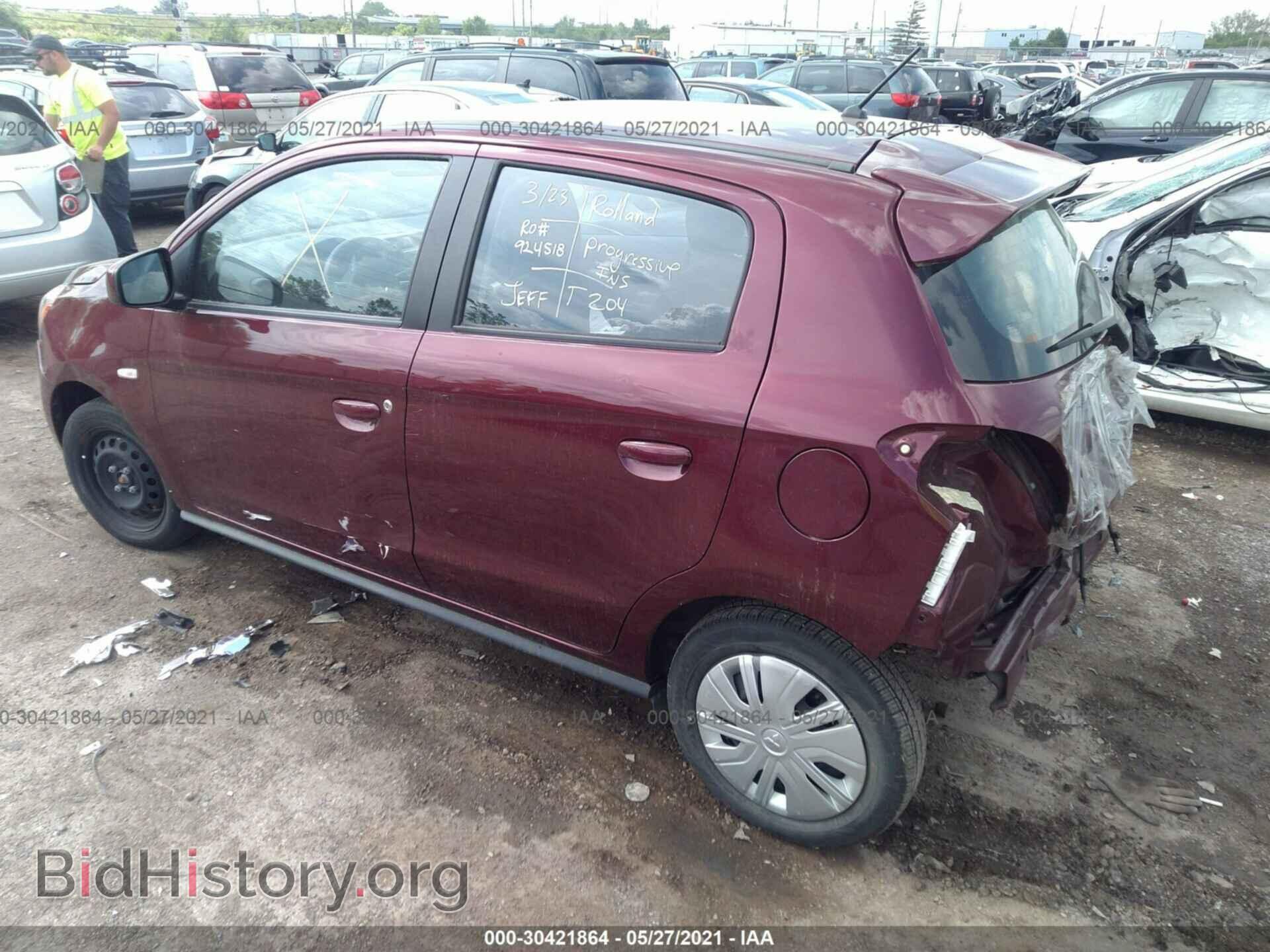2019 MITSUBISHI MIRAGE - VIN: ML32A3HJ6KH003741 - Фото 3