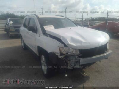 2012 Jeep COMPASS Sport, белый — VIN 1C4NJCBB3CD515218, IAAI