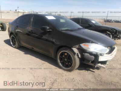 2015 Dodge DART SE, черный — VIN 1C3CDFAA2FD435863, IAAI