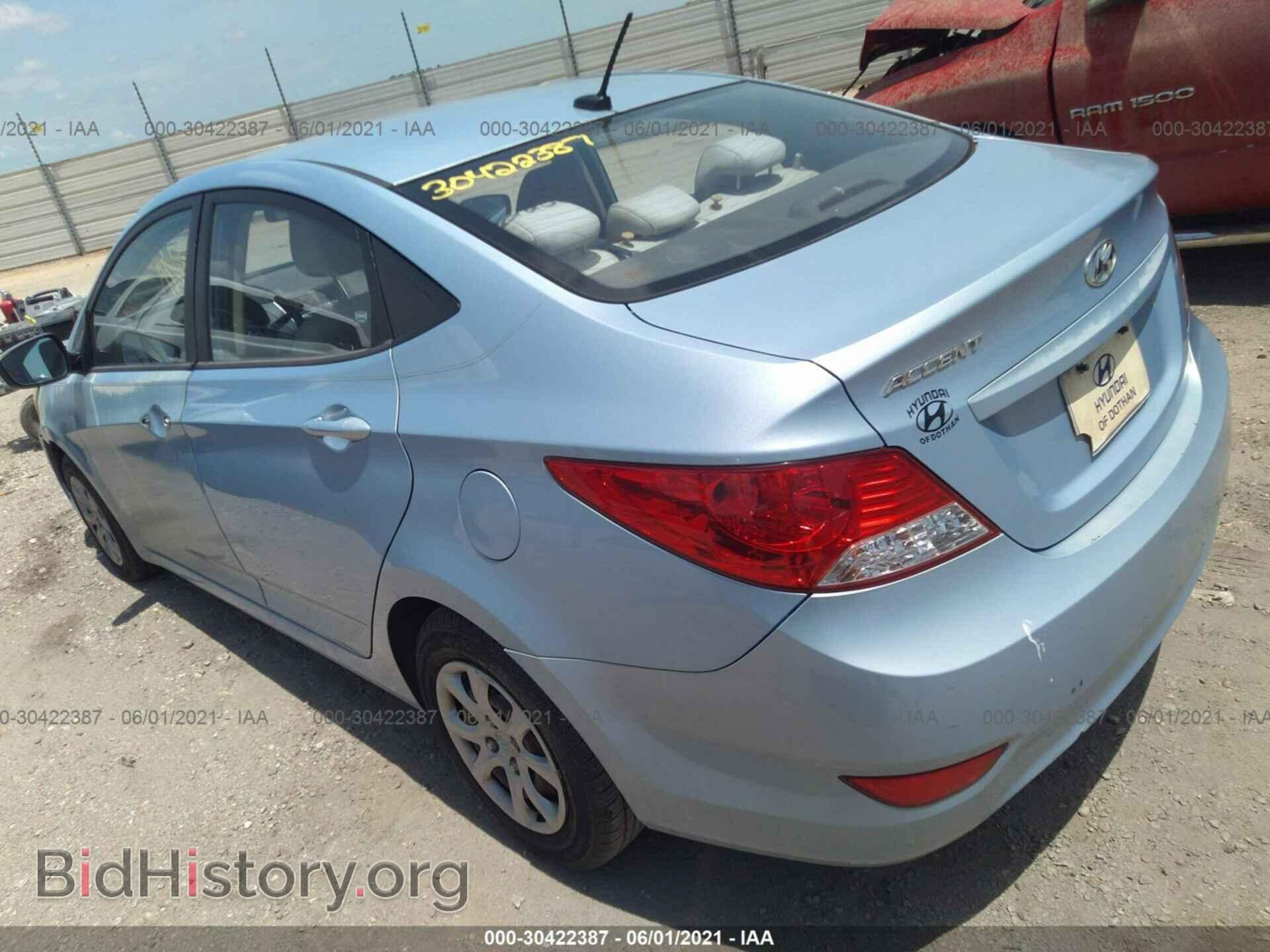 2012 HYUNDAI ACCENT - VIN: KMHCT4AE1CU234677 - Фото 3