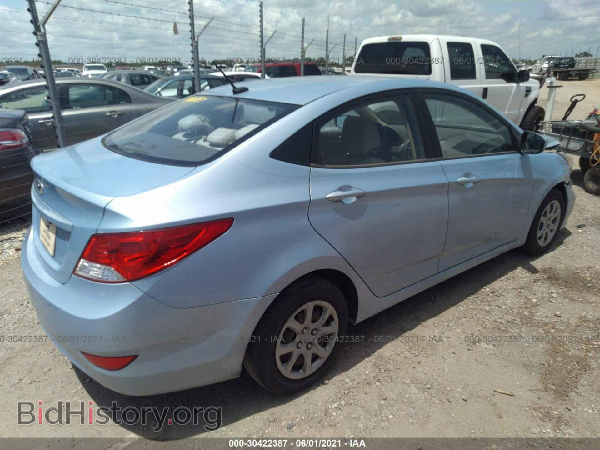 2012 HYUNDAI ACCENT - VIN: KMHCT4AE1CU234677 - Фото 4