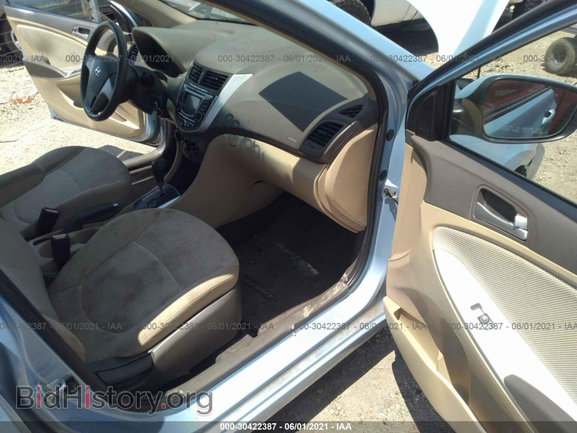 2012 HYUNDAI ACCENT - VIN: KMHCT4AE1CU234677 - Фото 5