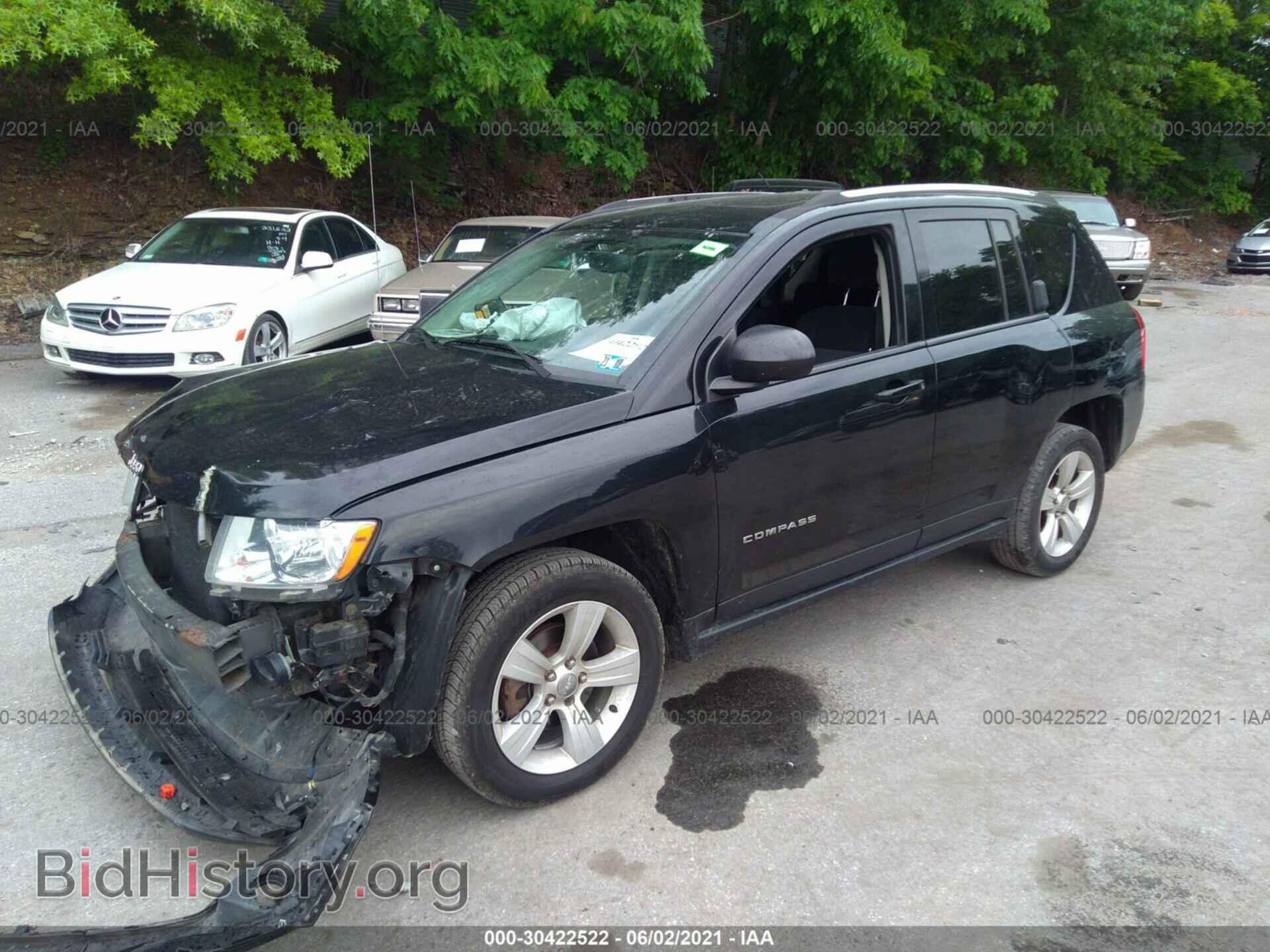 2013 JEEP COMPASS - VIN: 1C4NJDEB6DD248370 - Фото 2