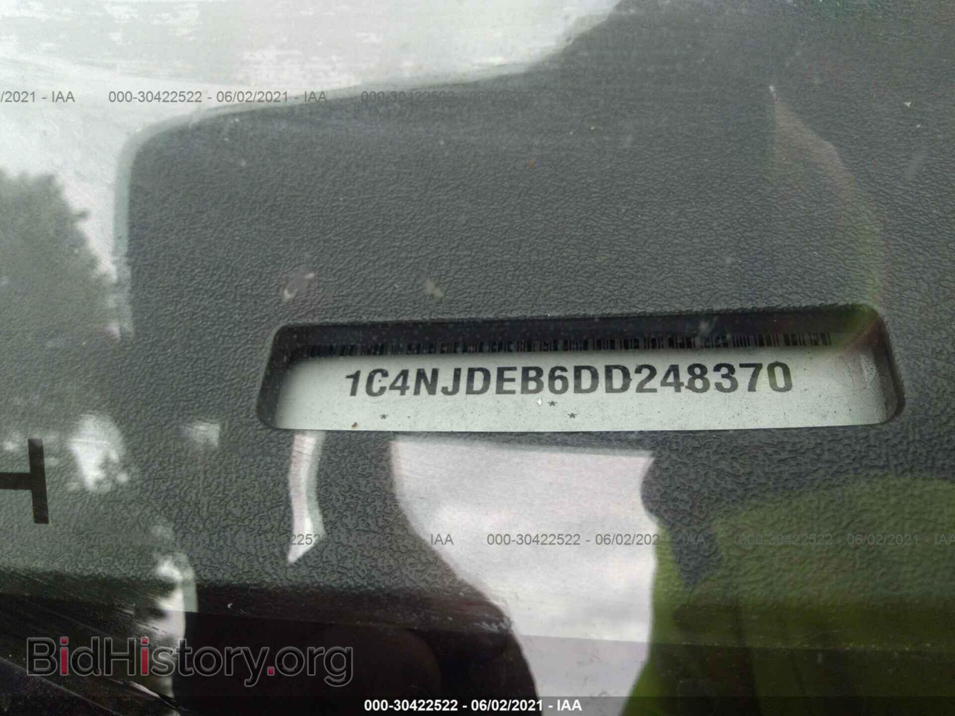 2013 JEEP COMPASS - VIN: 1C4NJDEB6DD248370 - Фото 9