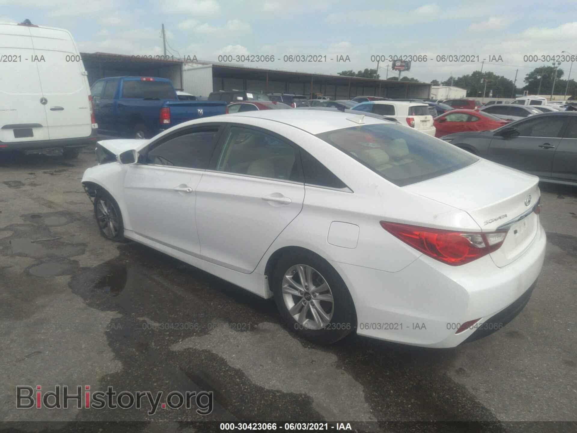 2014 HYUNDAI SONATA - VIN: 5NPEB4AC2EH826407 - Фото 3