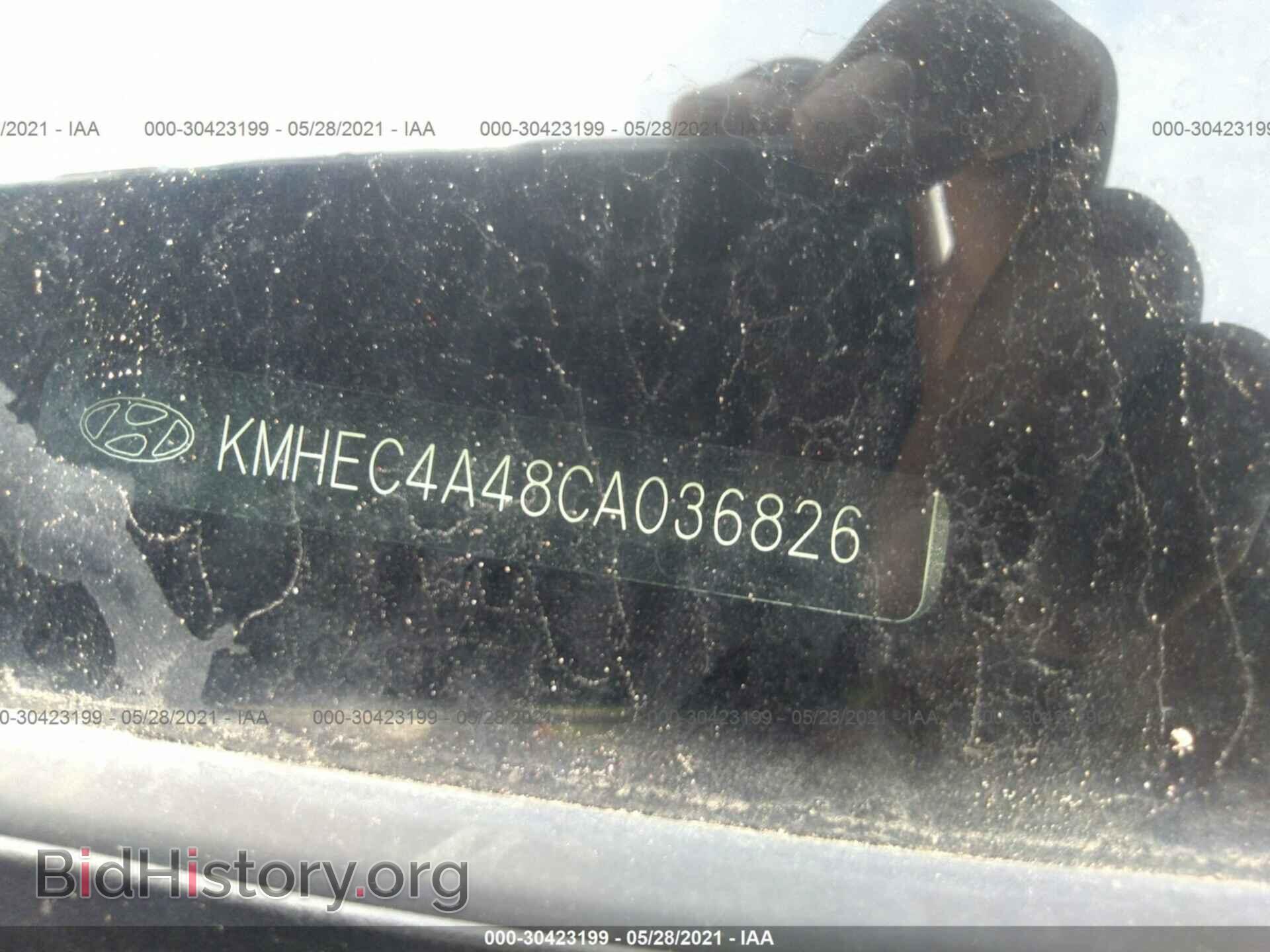 2012 HYUNDAI SONATA - VIN: KMHEC4A48CA036826 - Photo 9