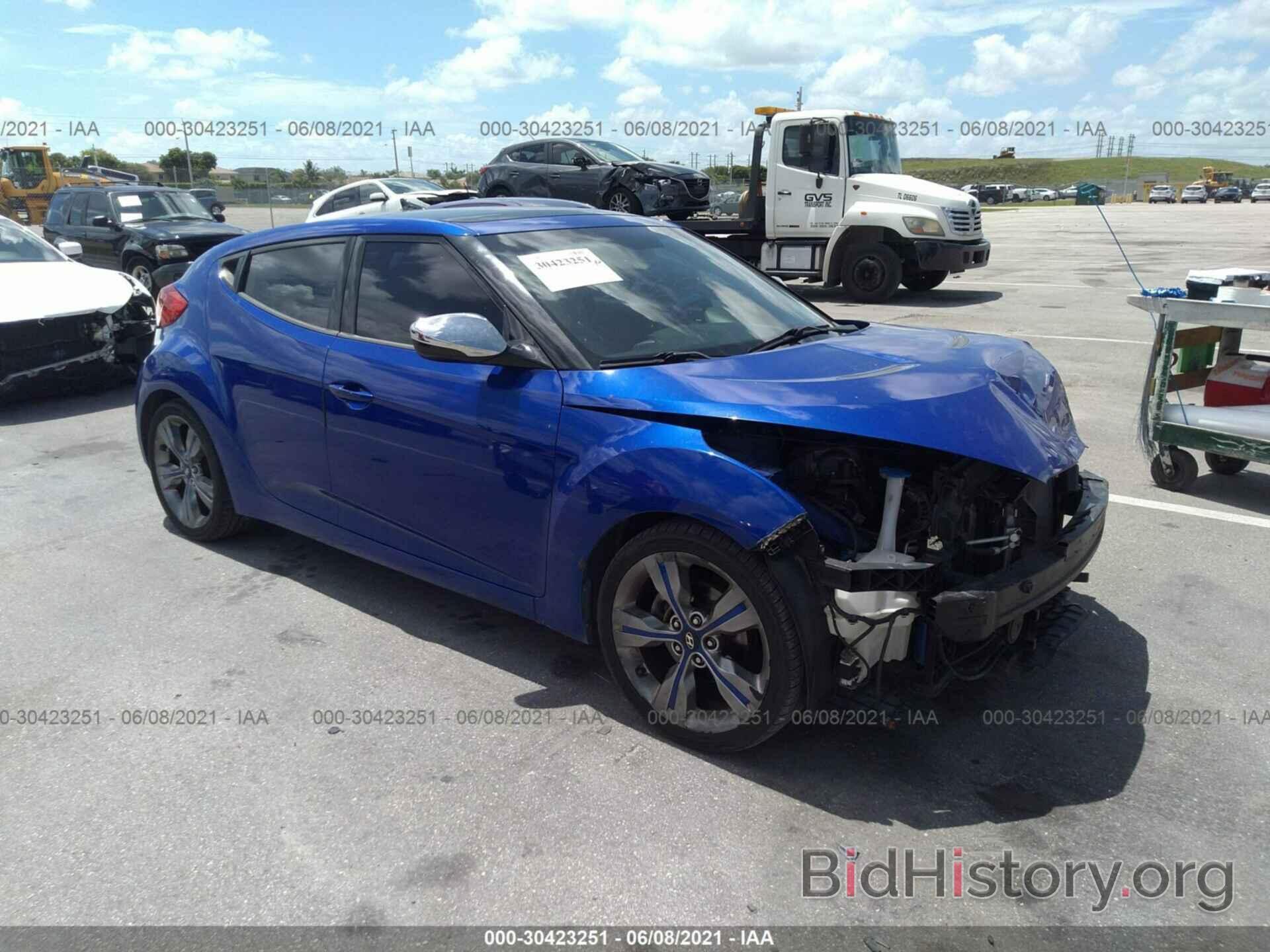 Photo KMHTC6AD8CU028372 - HYUNDAI VELOSTER 2012