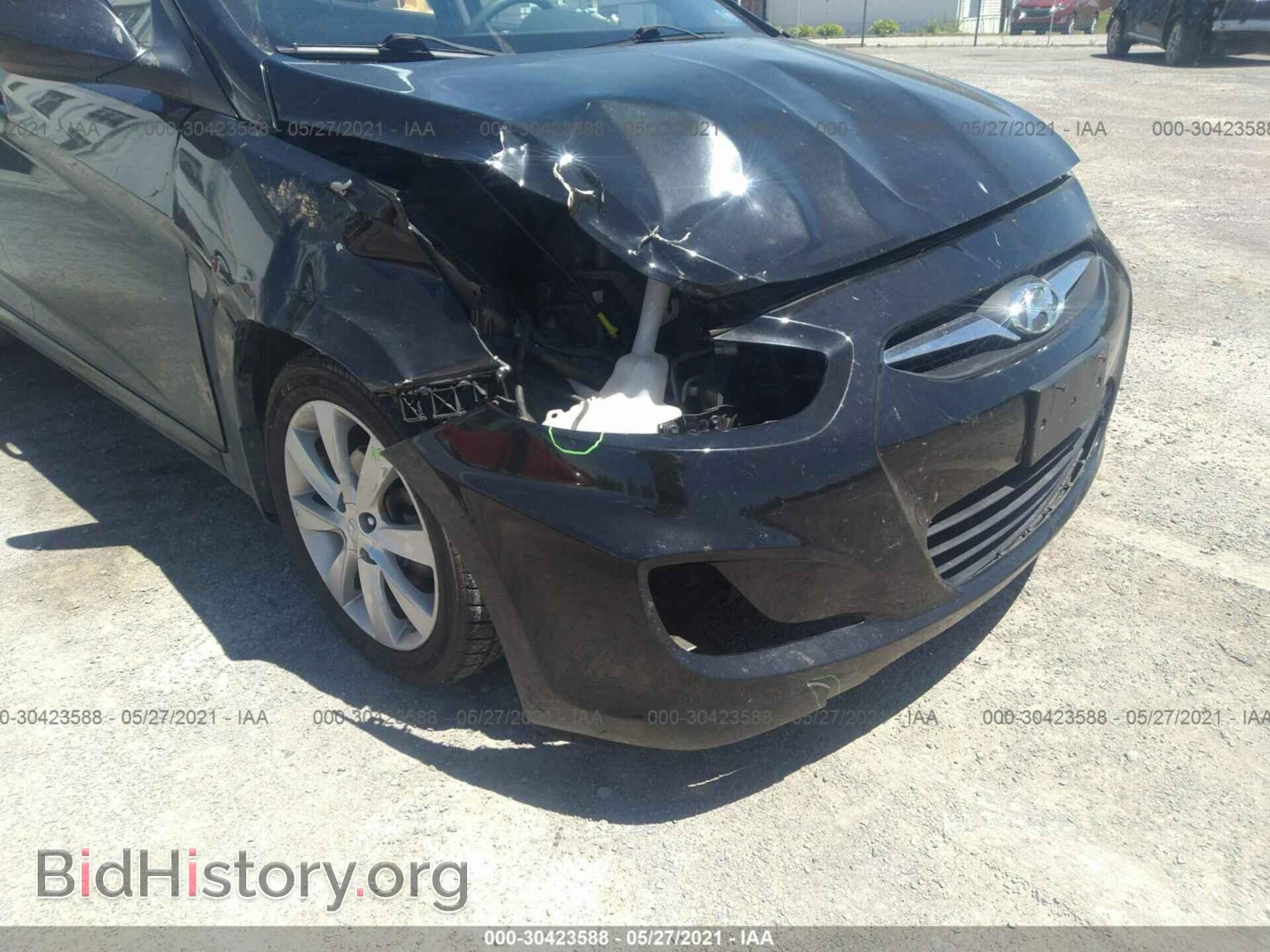 2012 HYUNDAI ACCENT - VIN: KMHCU4AE2CU164507 - Фото 6