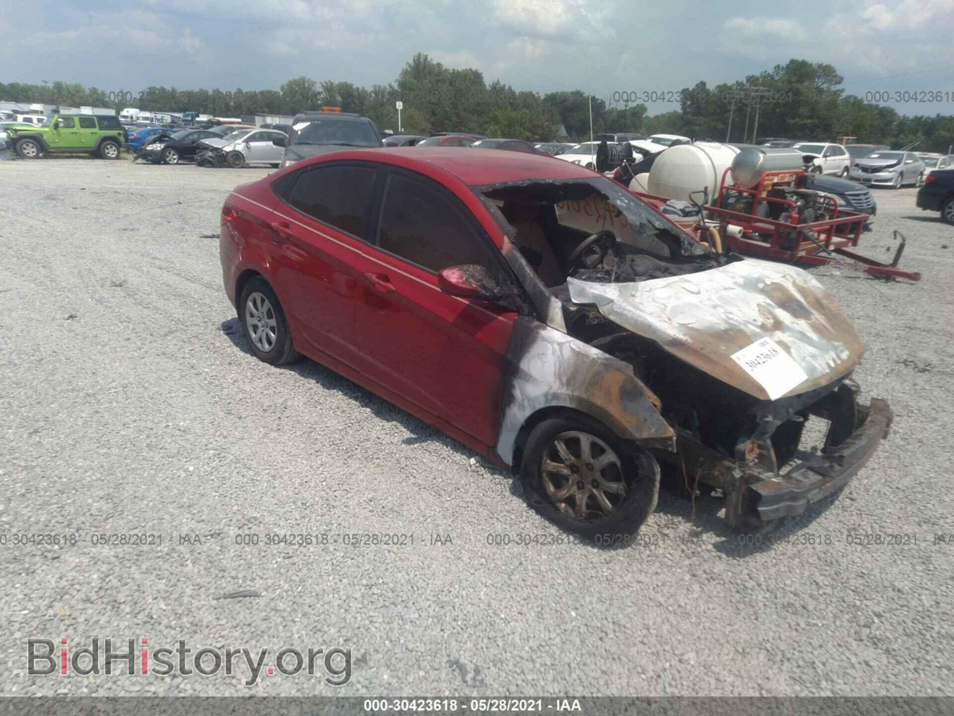 Фотография KMHCT4AE2CU182878 - HYUNDAI ACCENT 2012