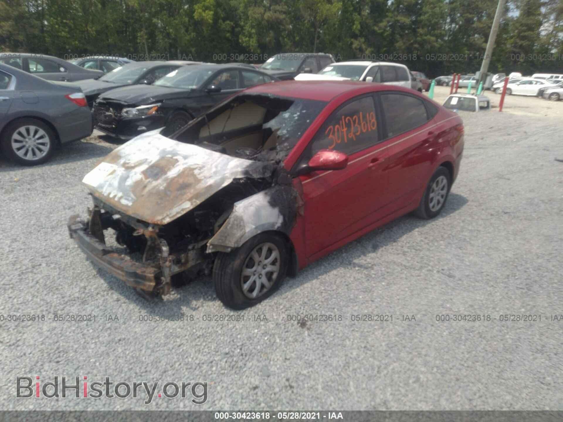 2012 HYUNDAI ACCENT - VIN: KMHCT4AE2CU182878 - Фото 2