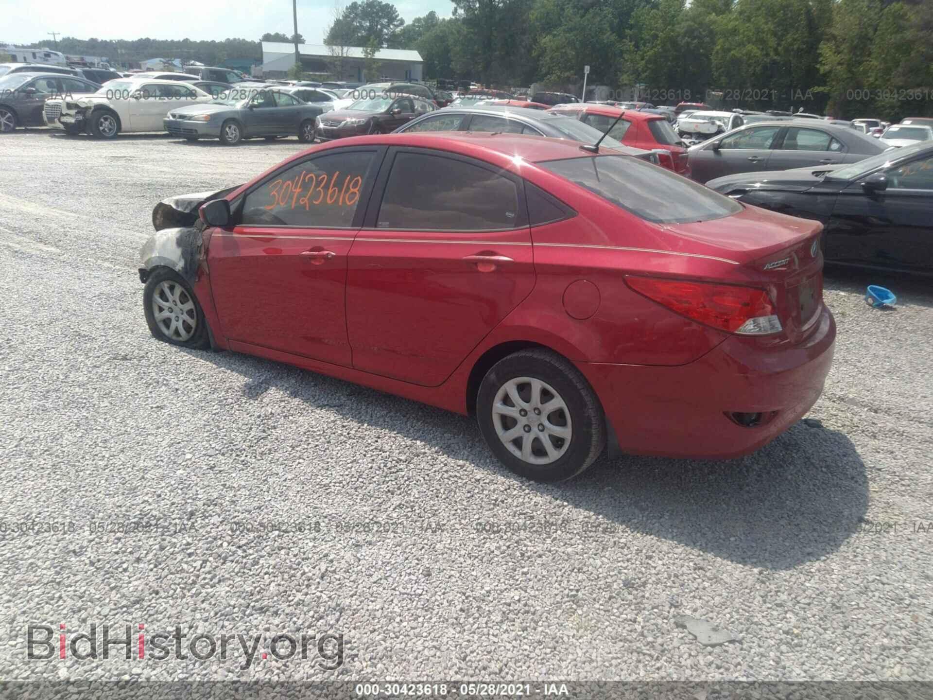 2012 HYUNDAI ACCENT - VIN: KMHCT4AE2CU182878 - Фото 3
