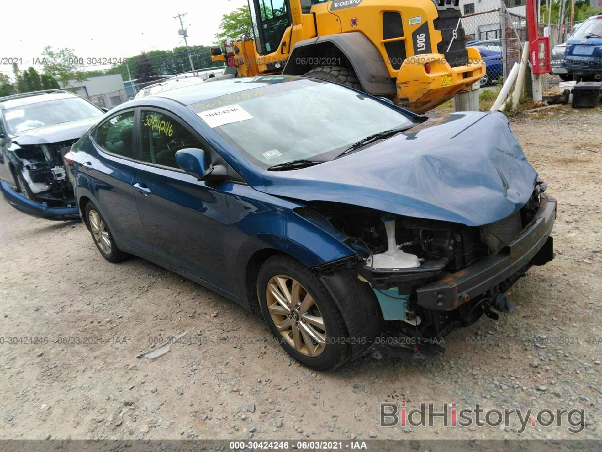 Photo KMHDH4AE5GU544679 - HYUNDAI ELANTRA 2016