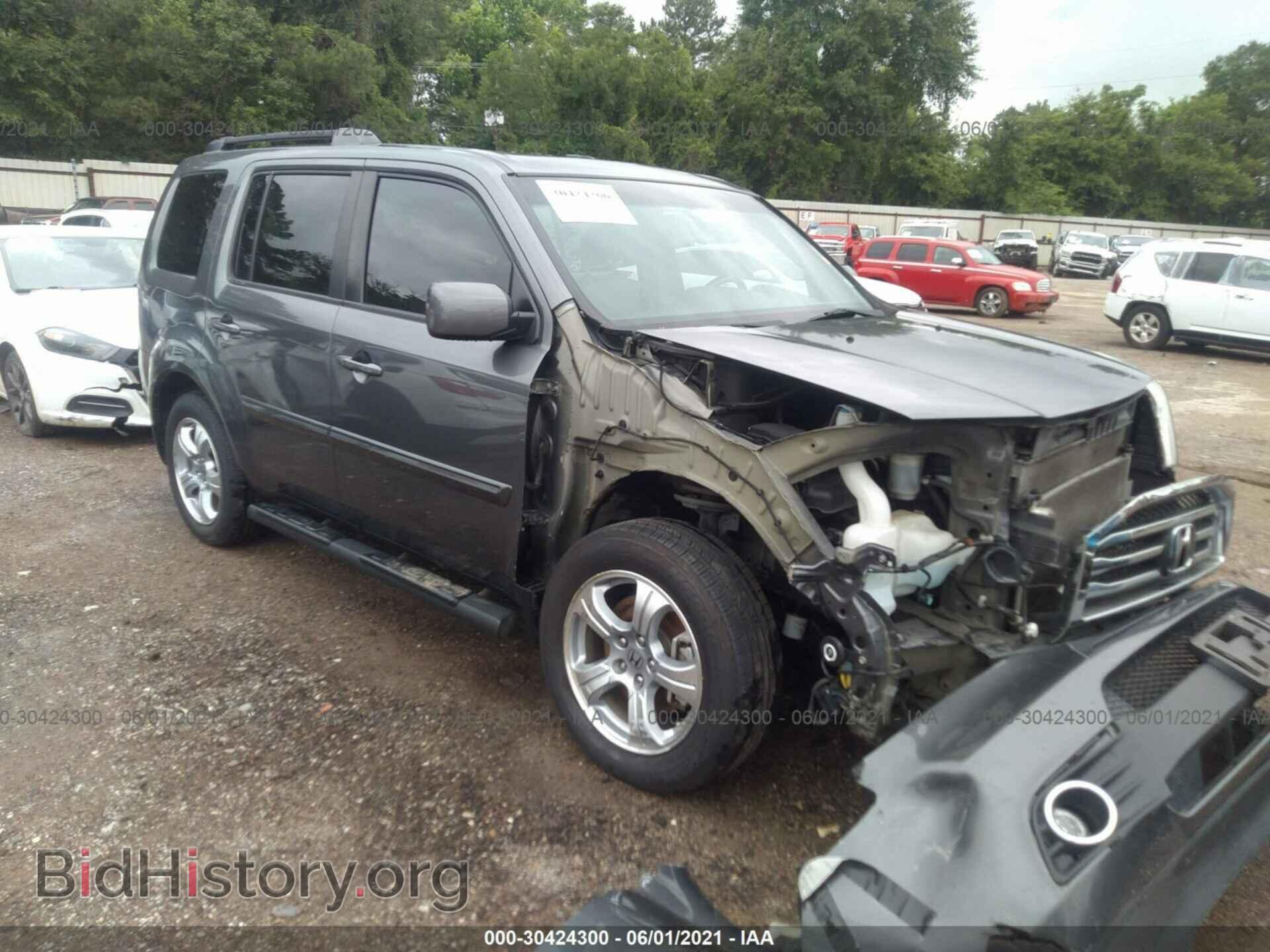 Фотография 5FNYF3H68CB038772 - HONDA PILOT 2012