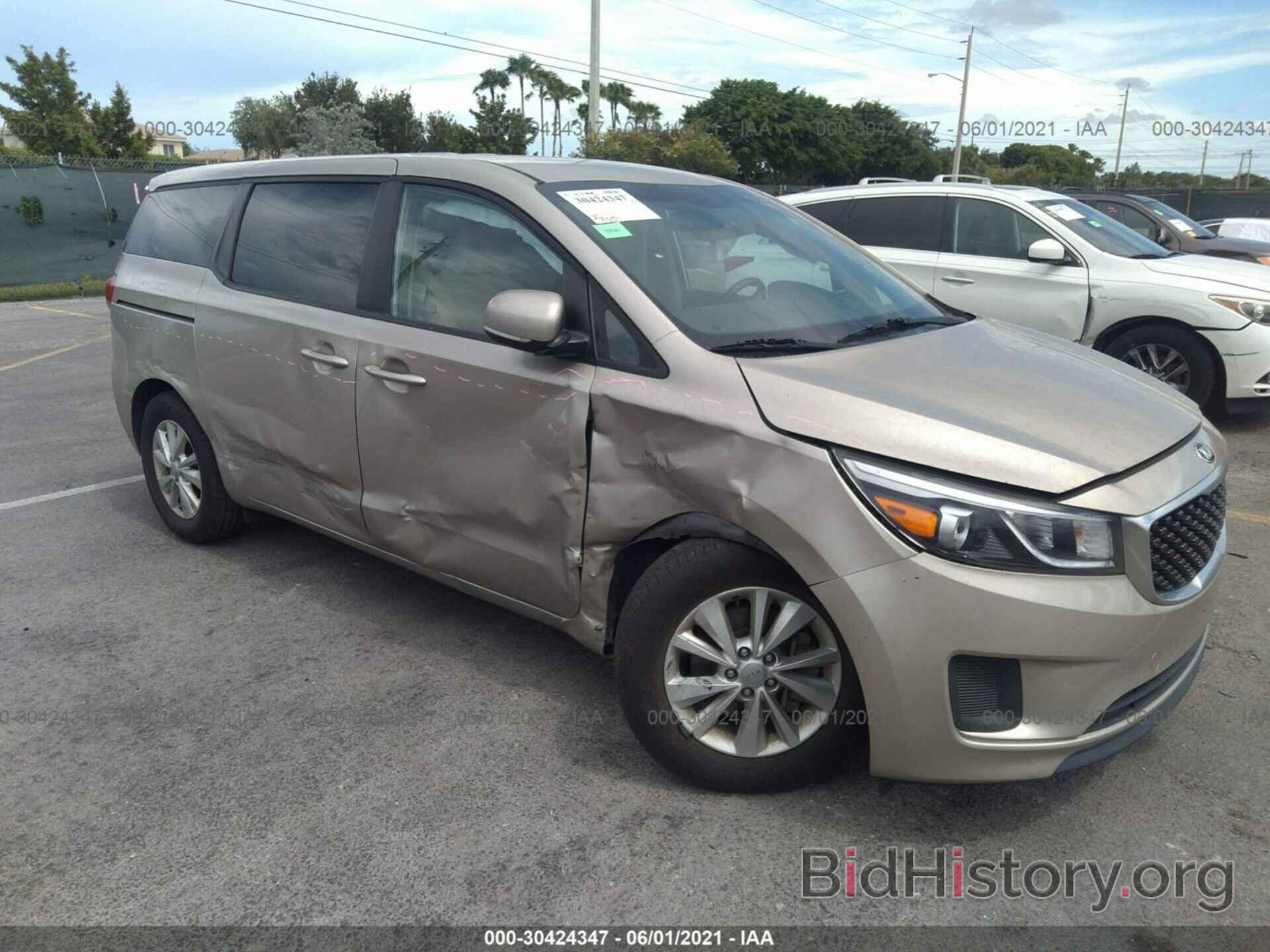 Photo KNDMB5C19H6230562 - KIA SEDONA 2017