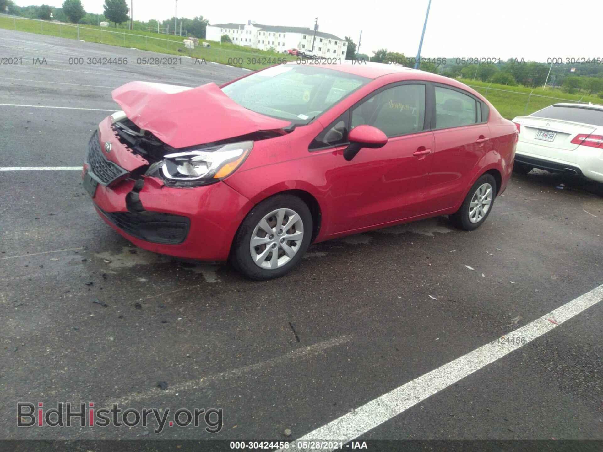 2013 KIA RIO - VIN: KNADM4A3XD6308573 - Фото 2