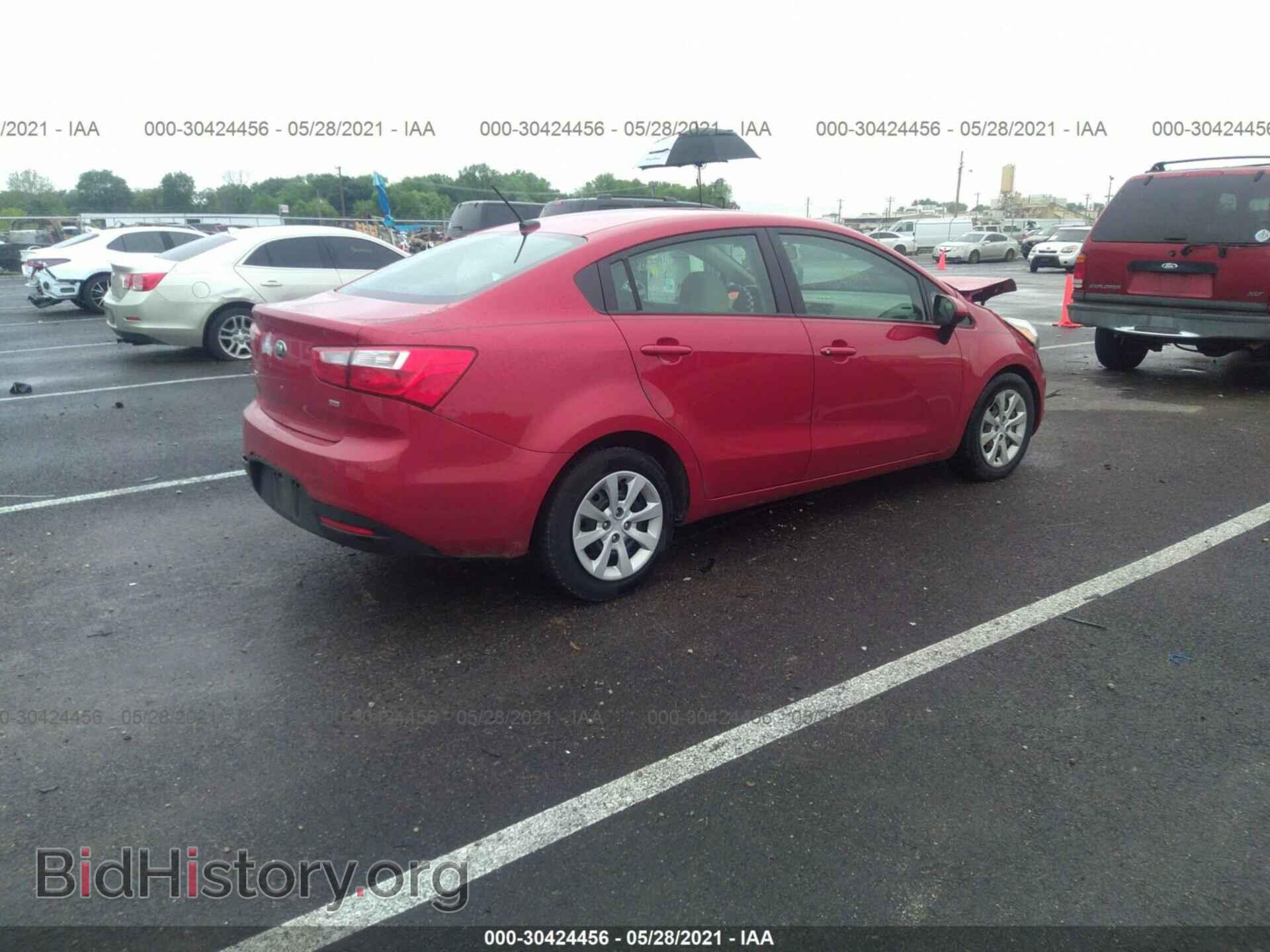 2013 KIA RIO - VIN: KNADM4A3XD6308573 - Фото 4