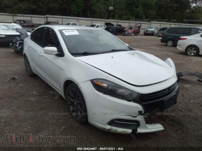 2015 Dodge DART SE, белый — VIN 1C3CDFAA7FD378964, IAAI